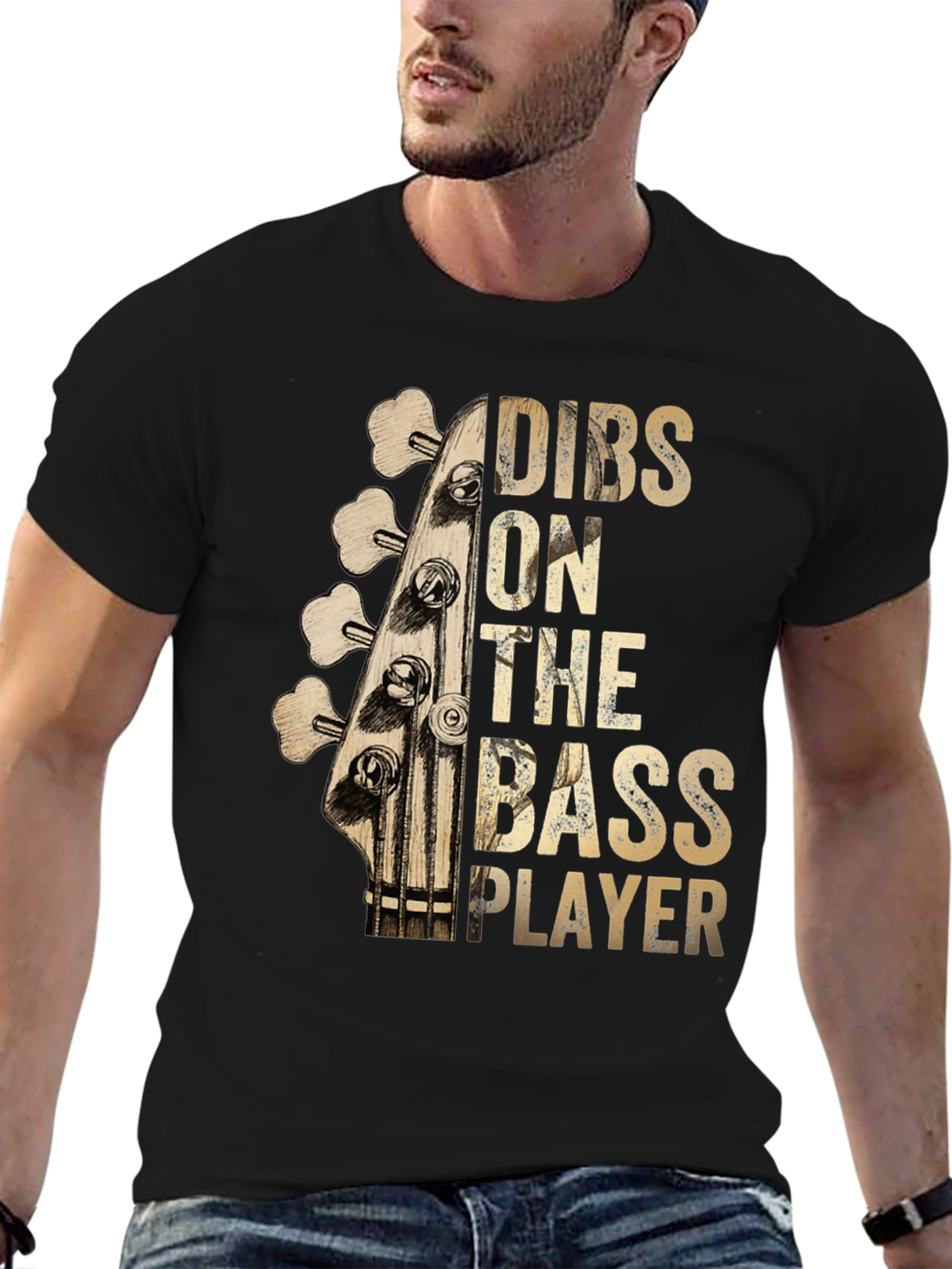 Dibs on The Bass Player Graphic T-Shirt