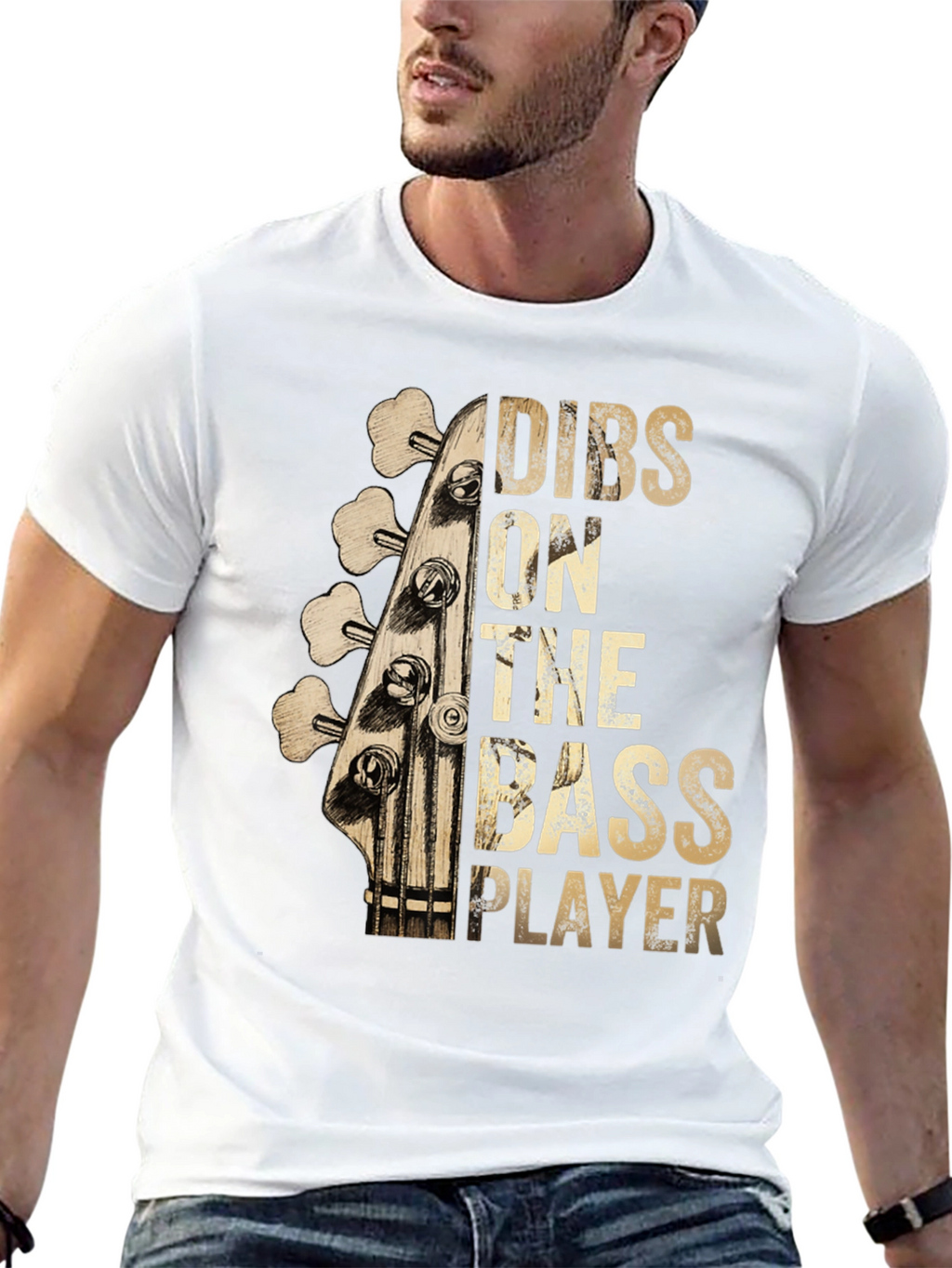 Dibs on The Bass Player Graphic T-Shirt
