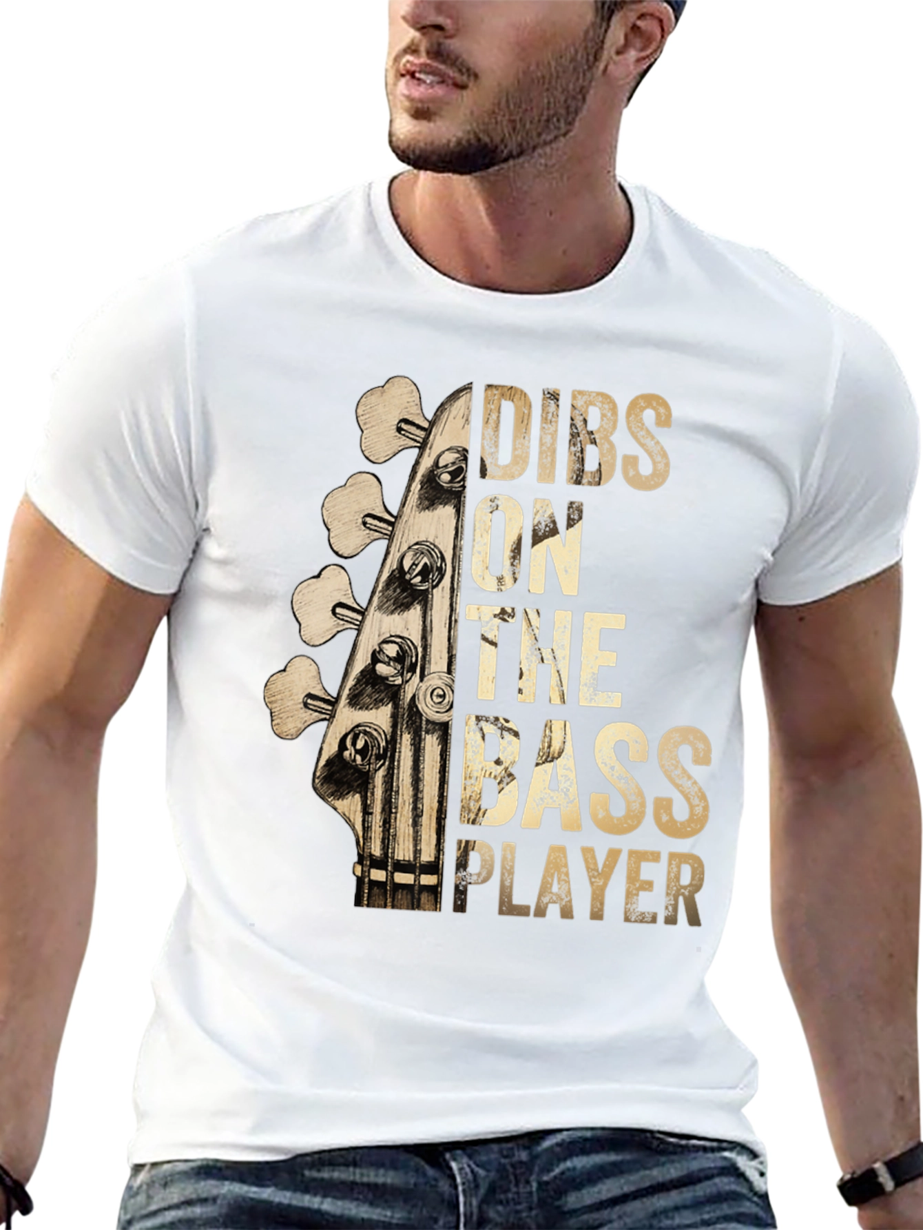 Dibs on The Bass Player Graphic T-Shirt