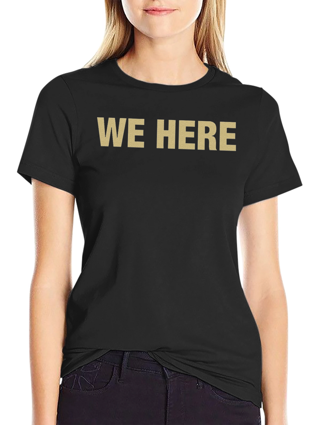 Mens We Here Graphic T-Shirt