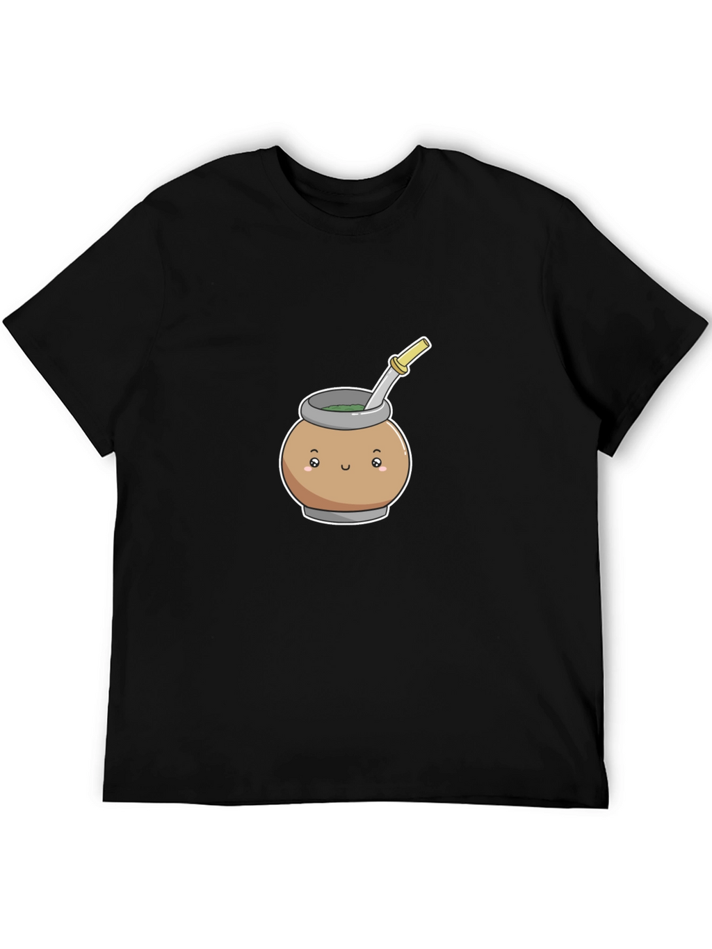 Cute Mate Tea T-Shirt - Black