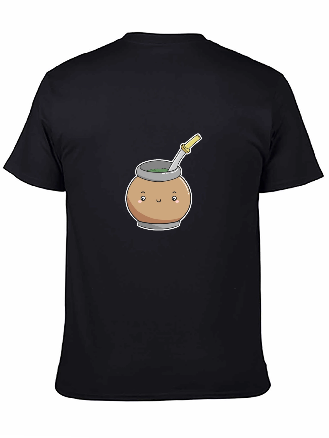 Cute Mate Tea T-Shirt - Black
