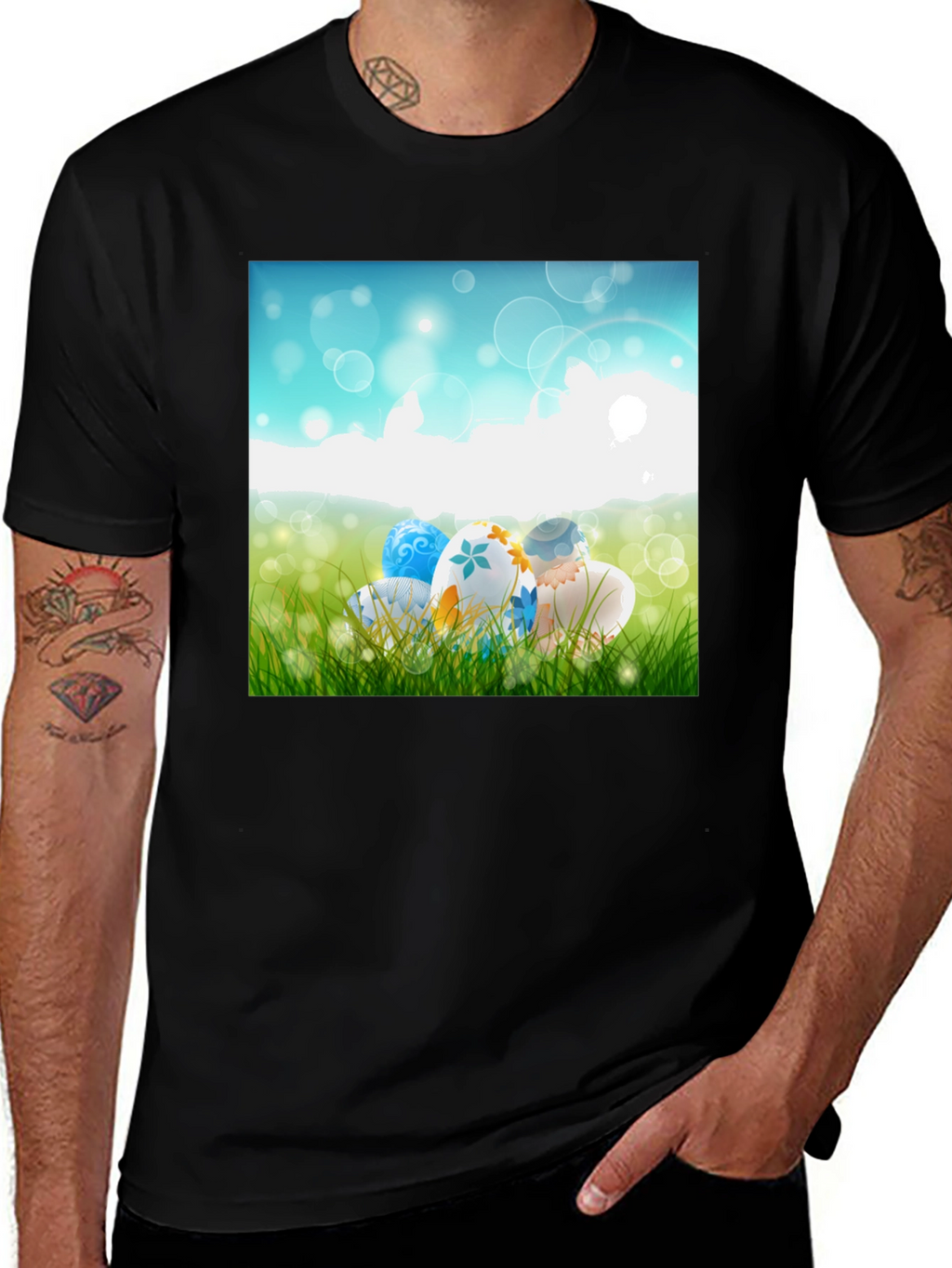 Easter Egg Meadow Graphic Tee