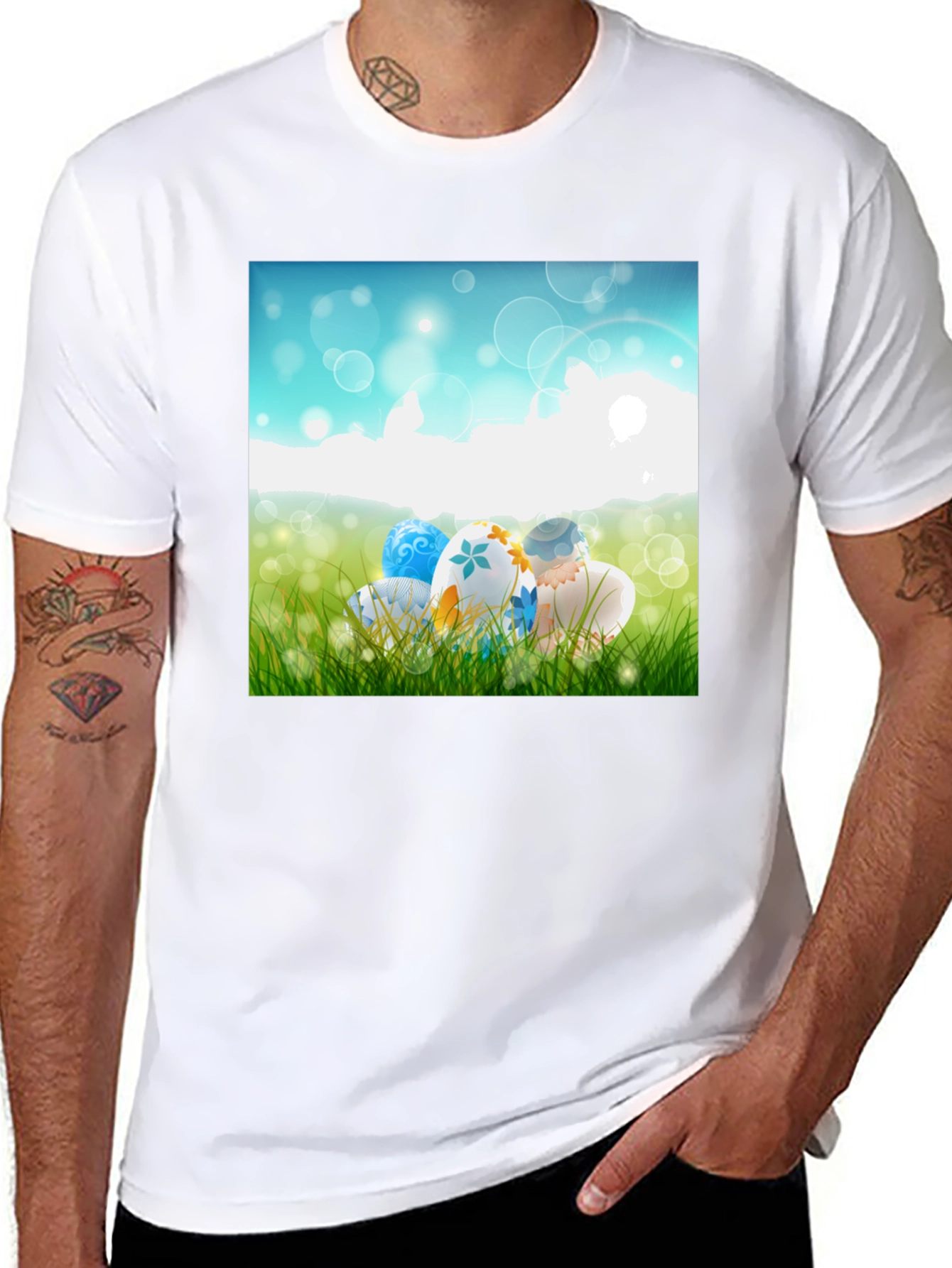 Easter Egg Meadow Graphic Tee