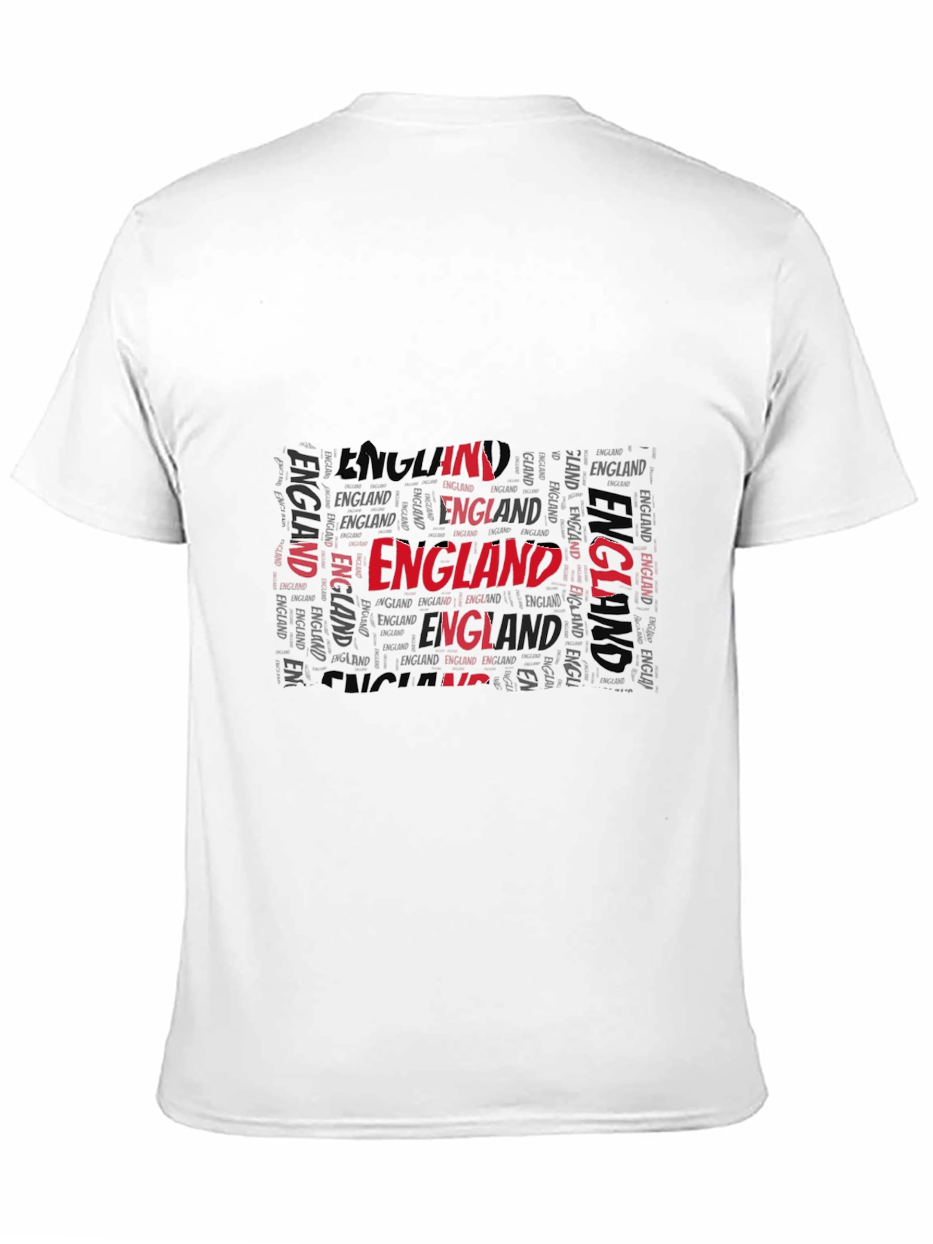 England Typography Mens T-Shirt