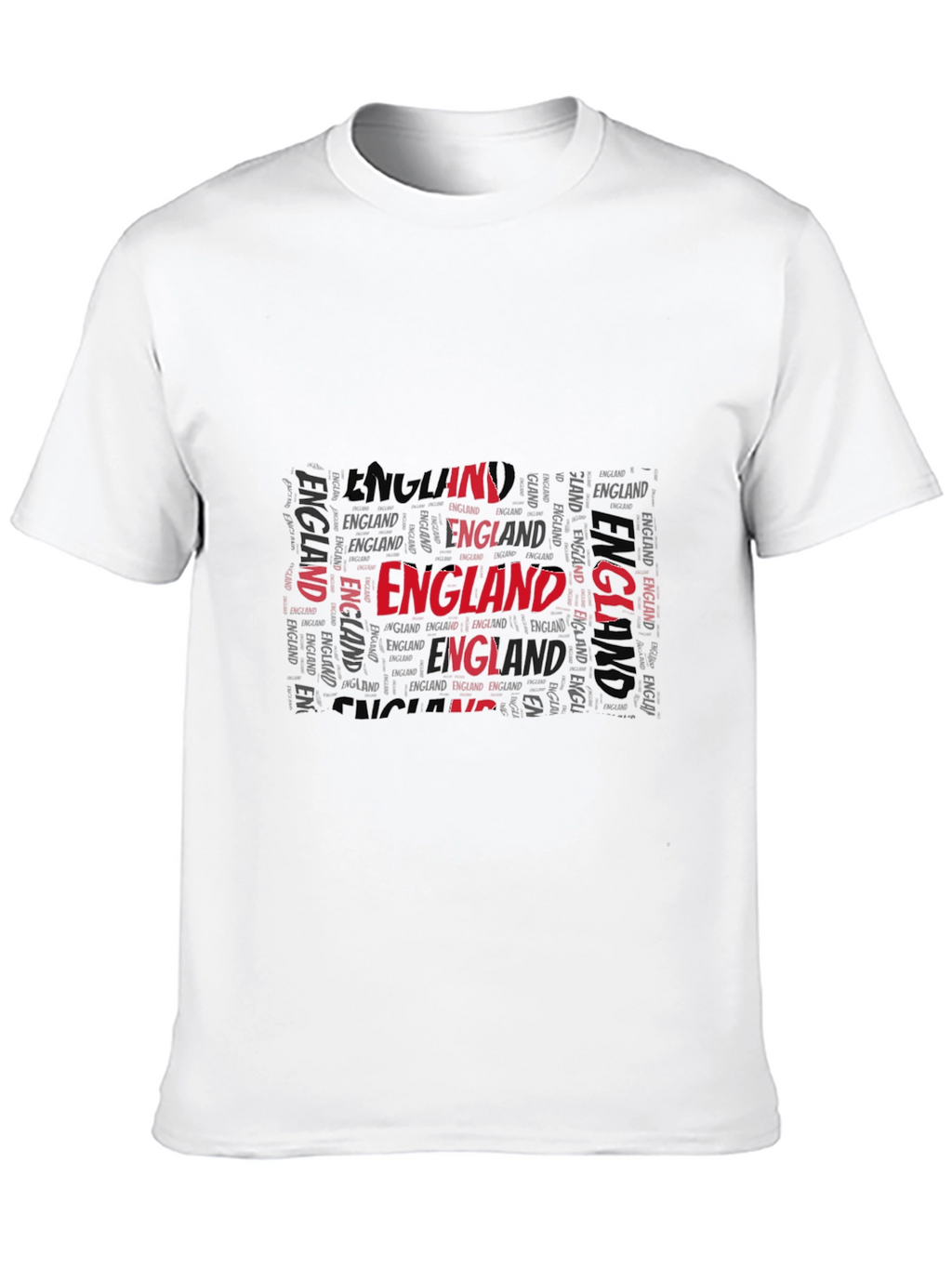England Typography Mens T-Shirt