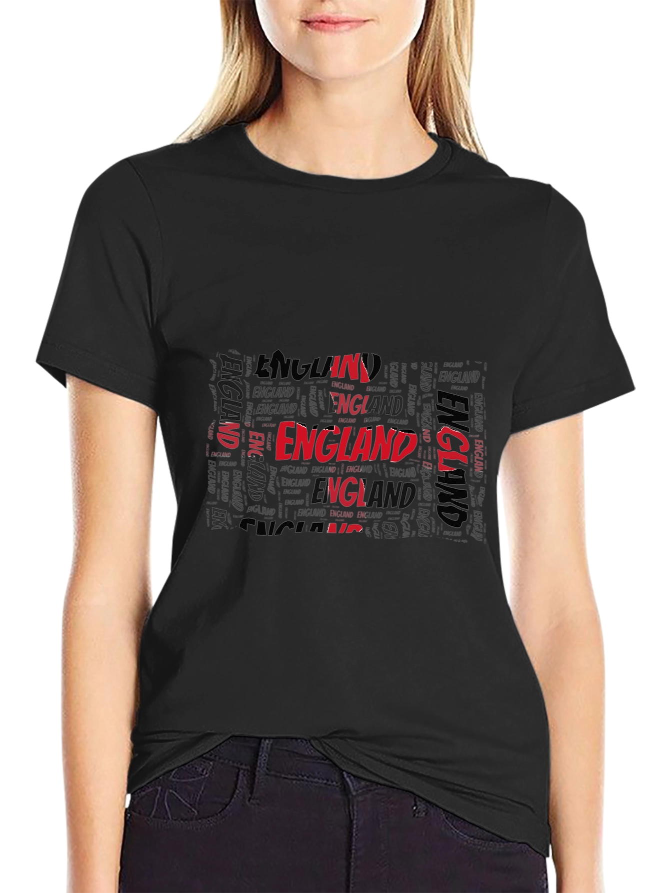 England Typography Mens T-Shirt