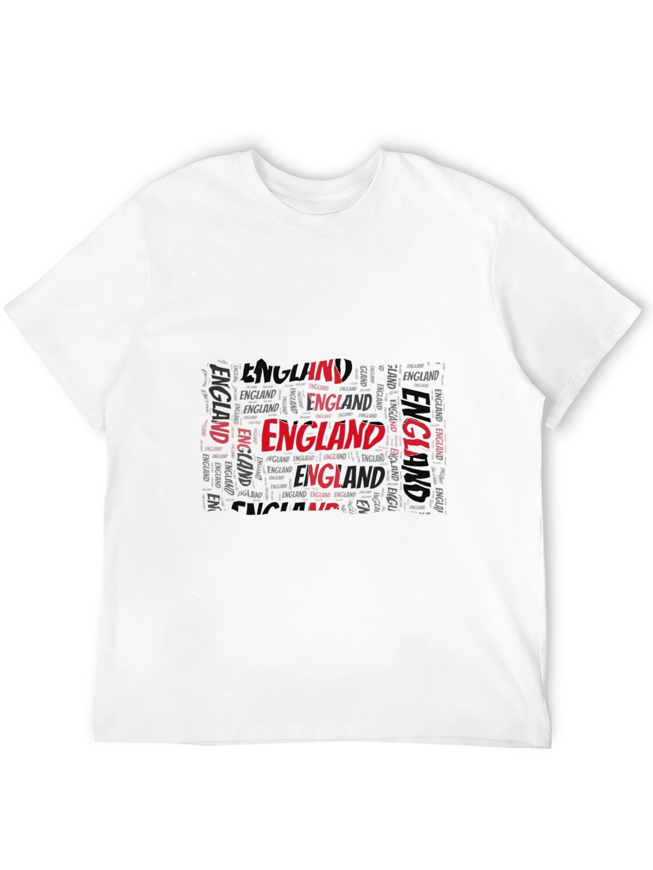 England Typography Mens T-Shirt