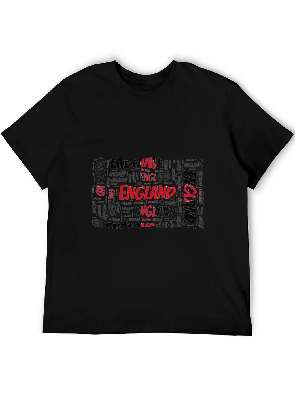 England Typography Mens T-Shirt