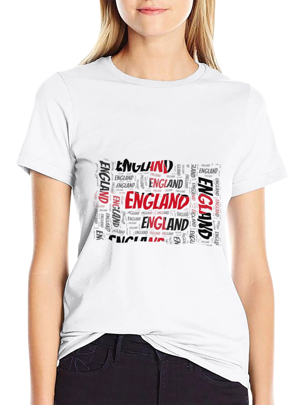 England Typography Mens T-Shirt
