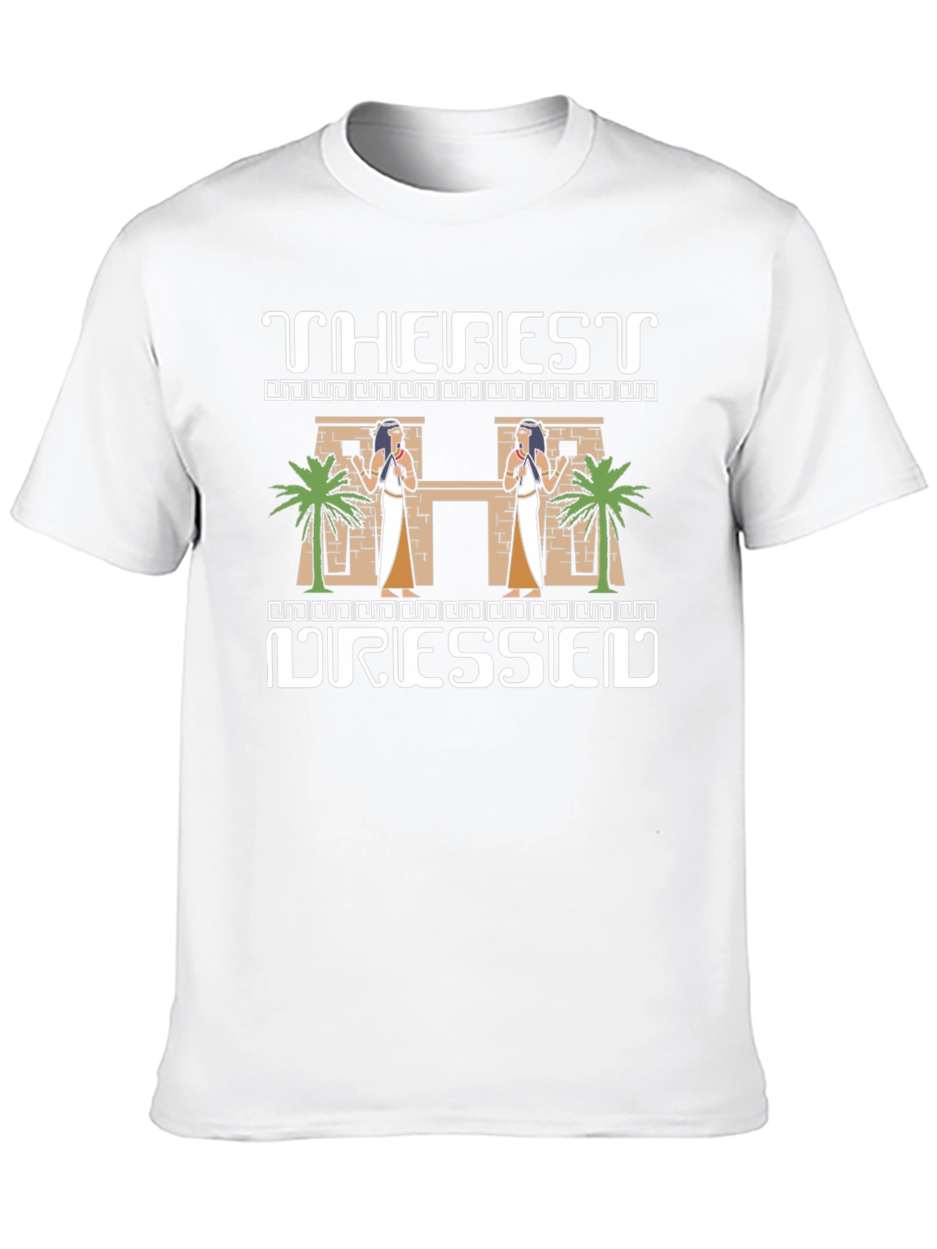 The Best Dressed T-Shirt - Egyptian Theme Black Tee