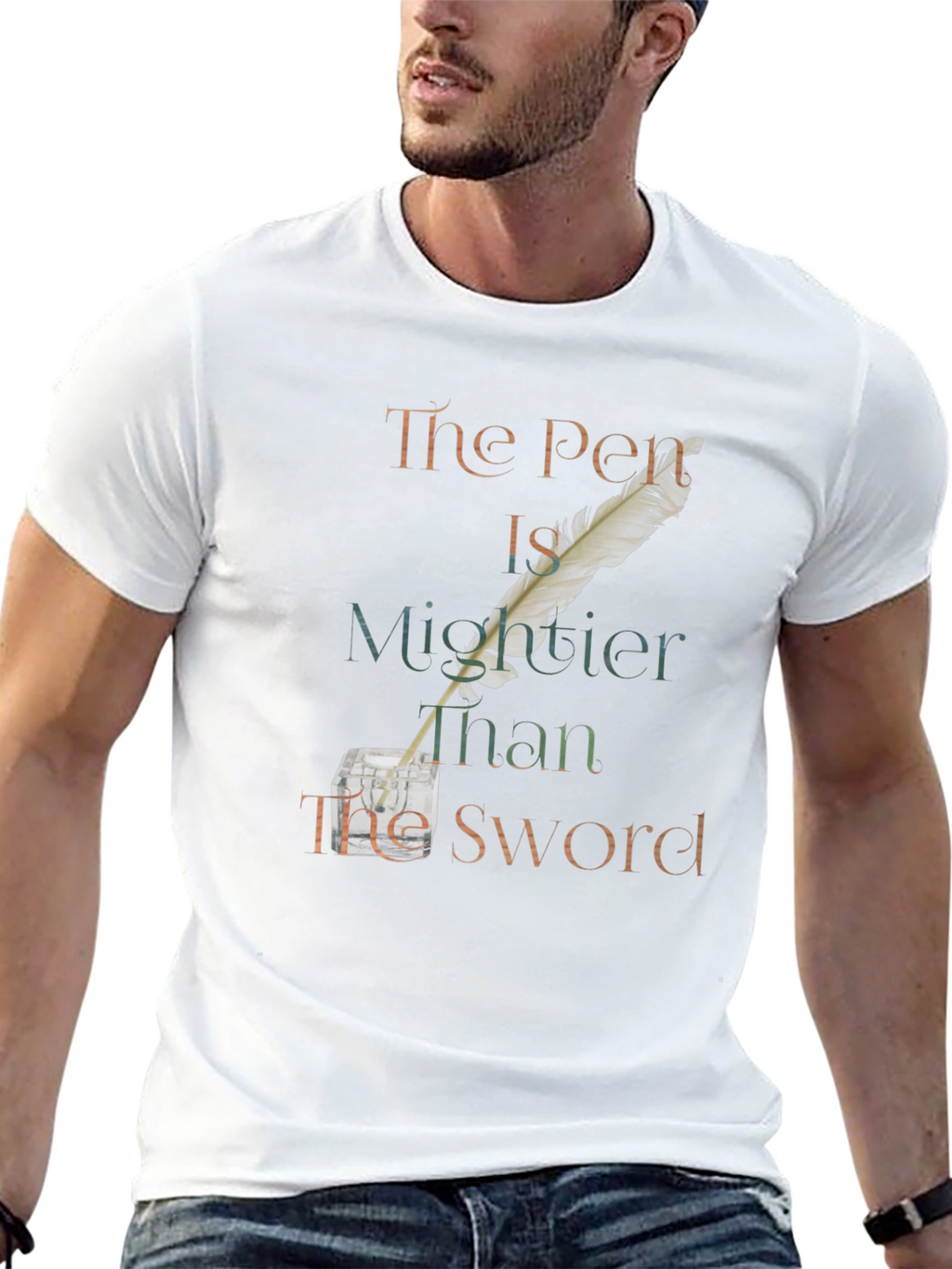 The Pen is Mightier Than The Sword T-Shirt