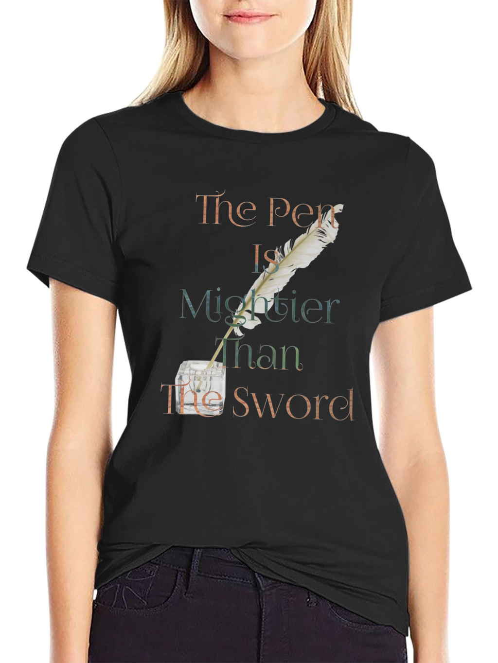 The Pen is Mightier Than The Sword T-Shirt
