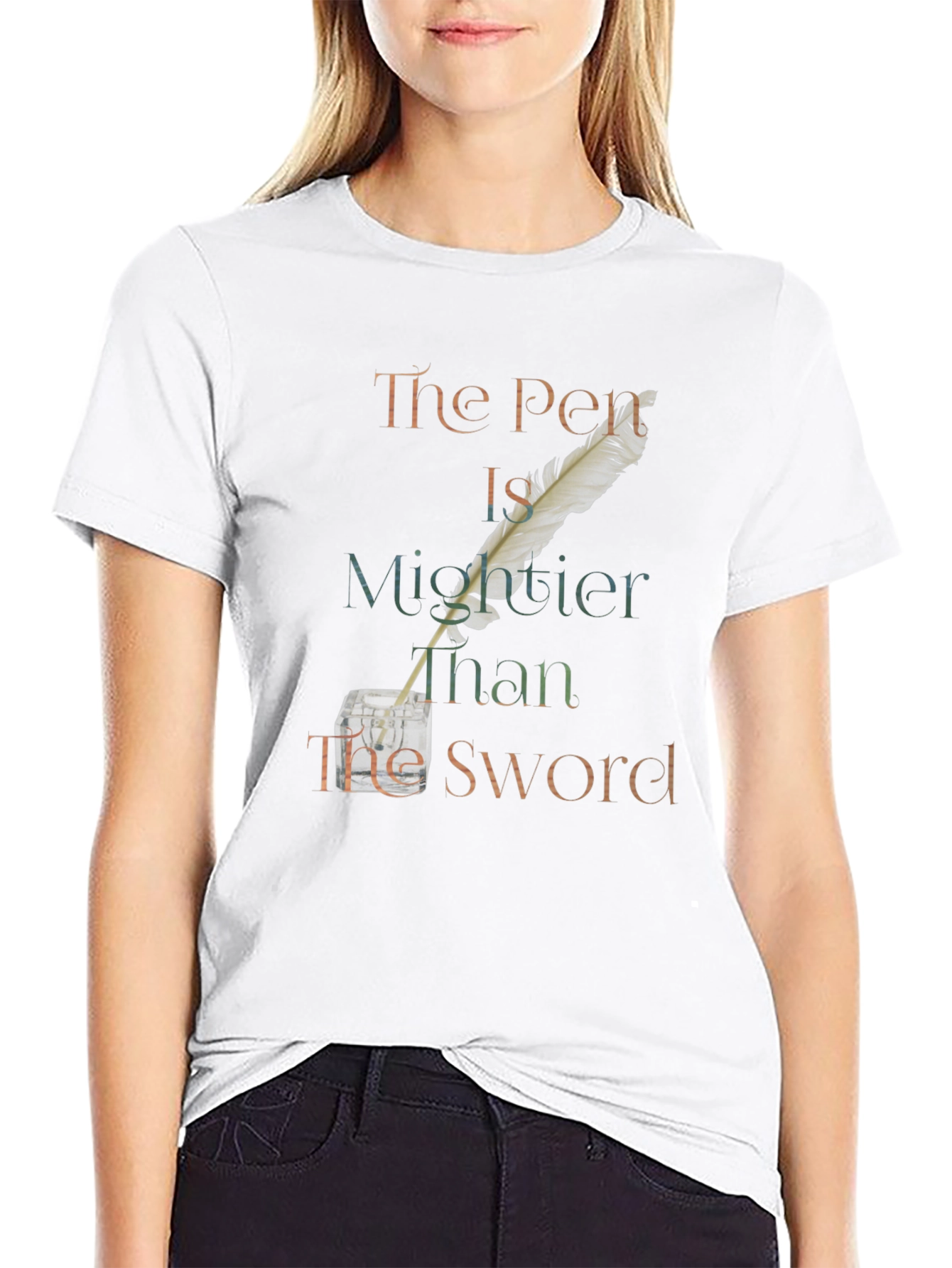 The Pen is Mightier Than The Sword T-Shirt