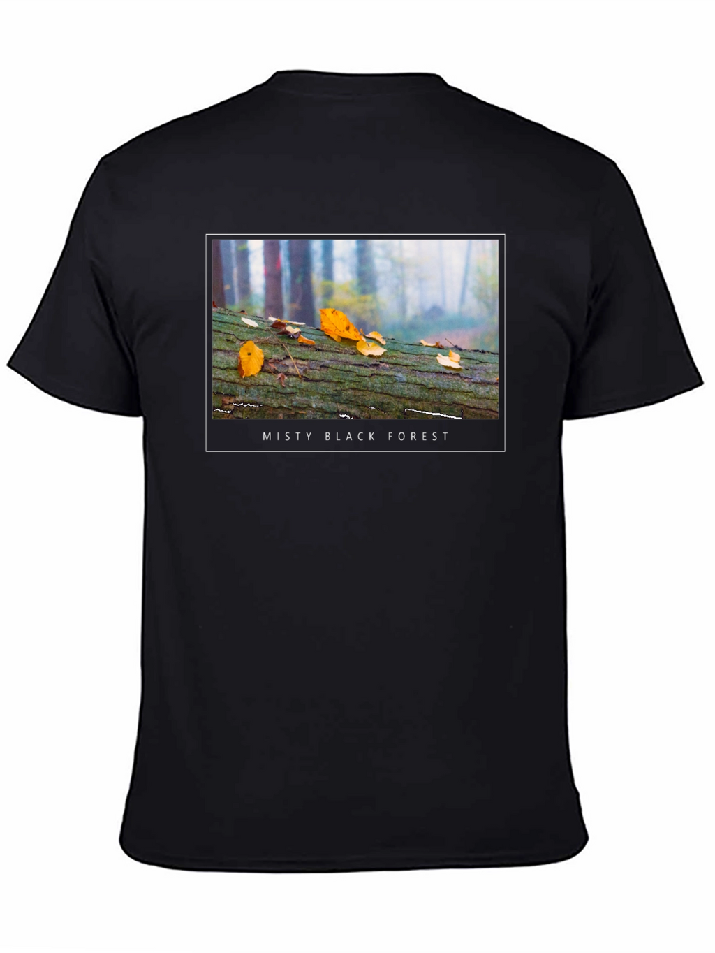 Misty Black Forest T-Shirt - Nature Inspired Tee