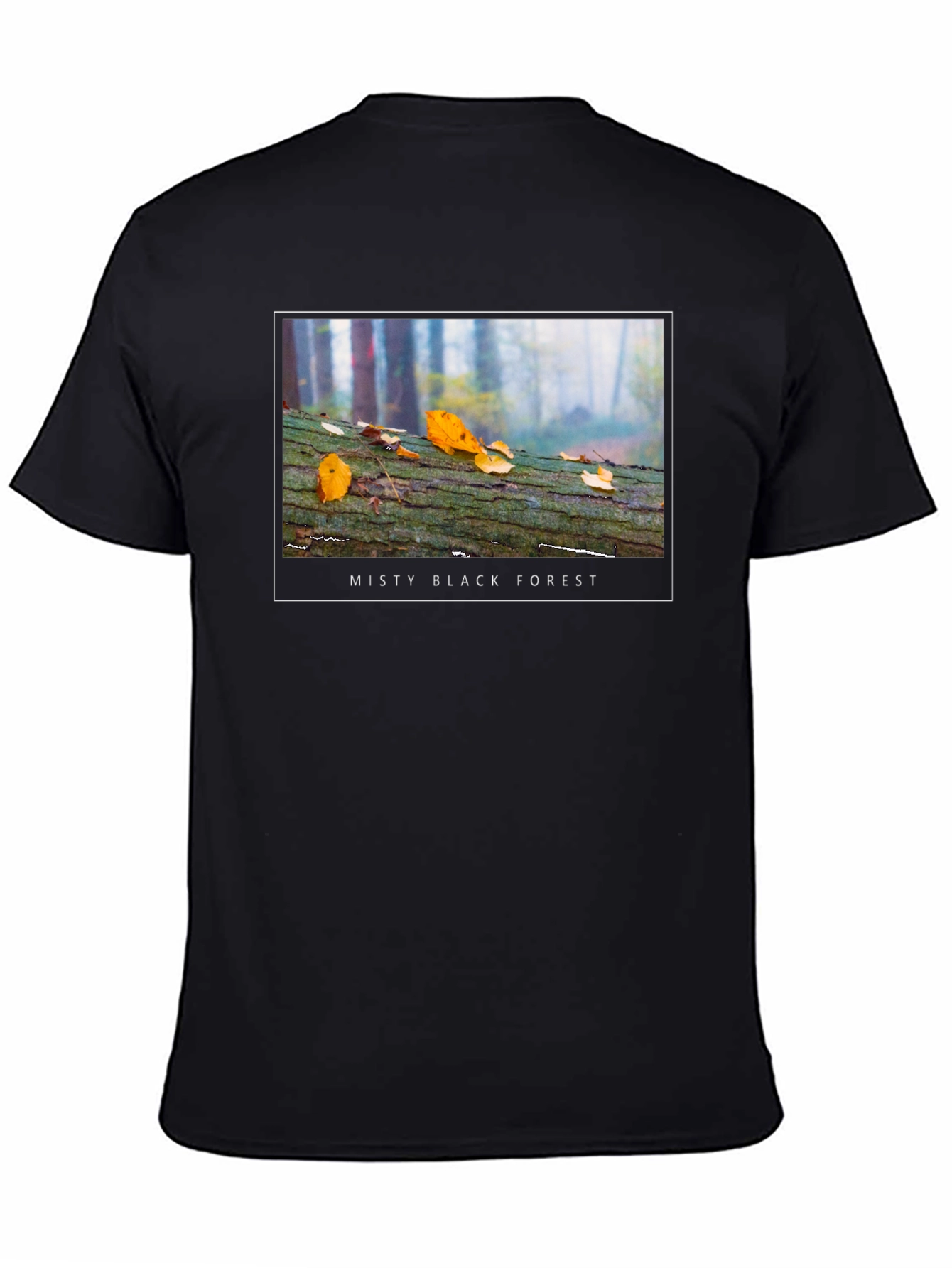 Misty Black Forest T-Shirt - Nature Inspired Tee