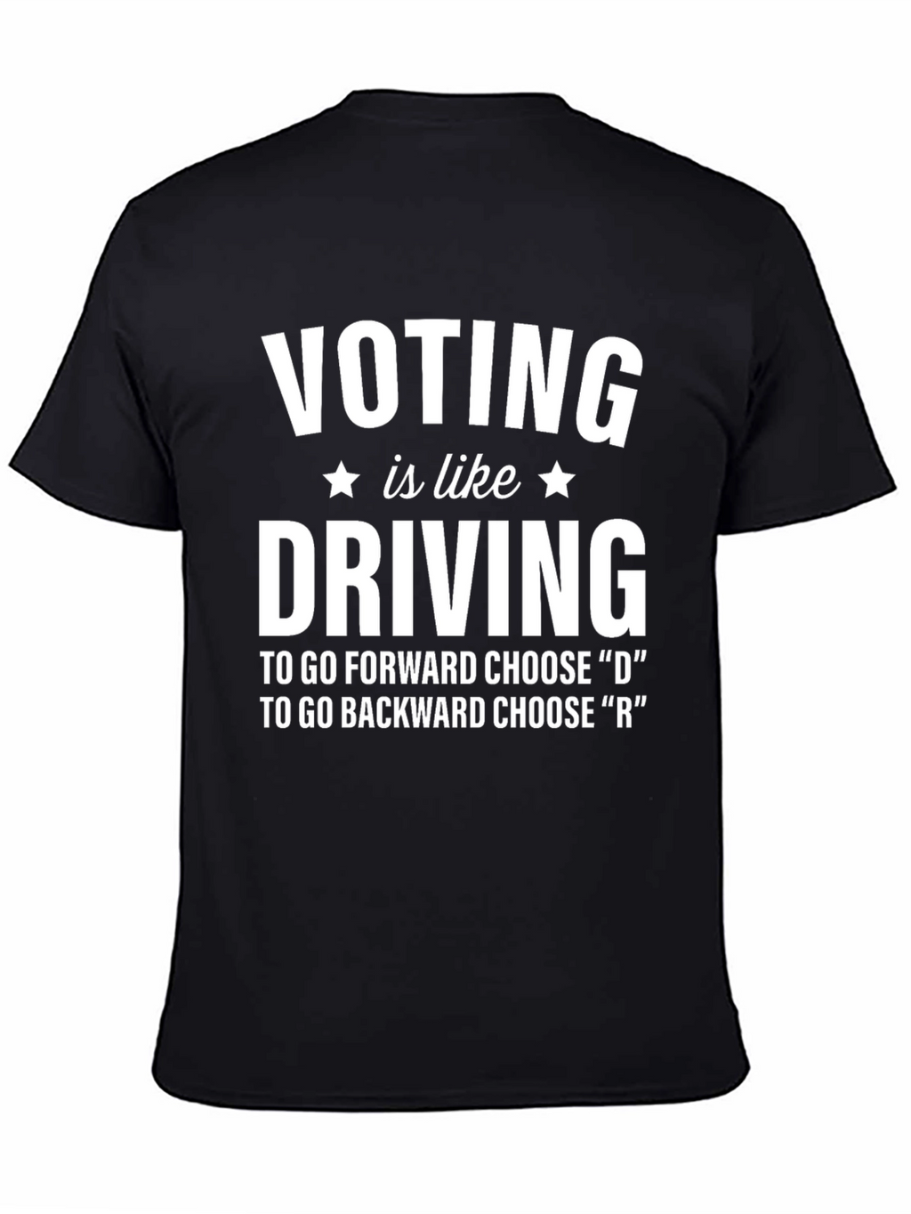 Vote Driving Black T-Shirt