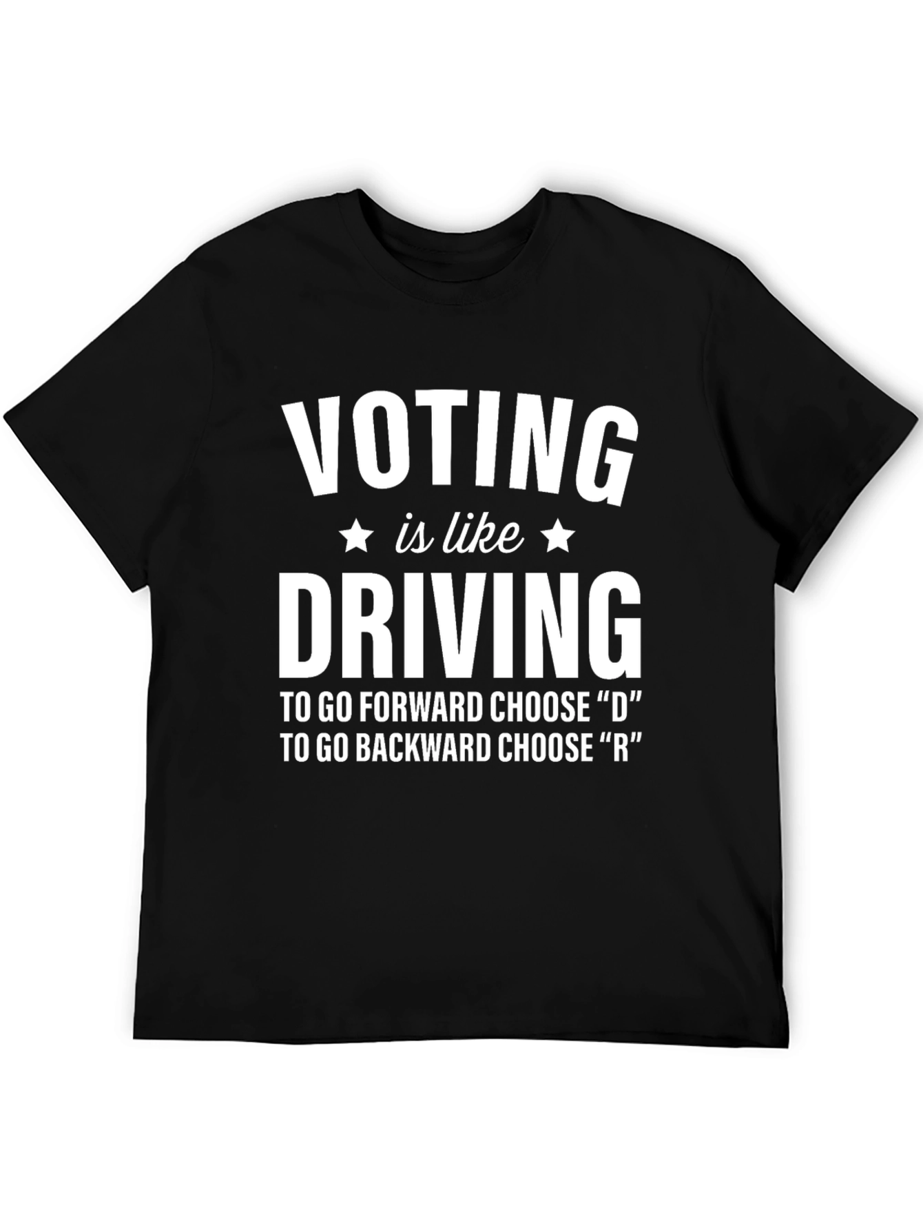 Vote Driving Black T-Shirt