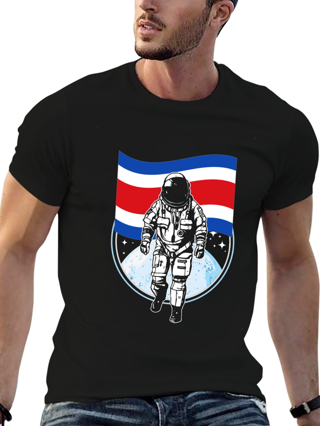 Costa Rica Astronaut T-Shirt