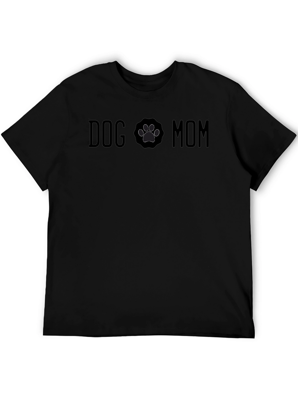 Dog Mom T-Shirt Paw Print Cute Pet Lover