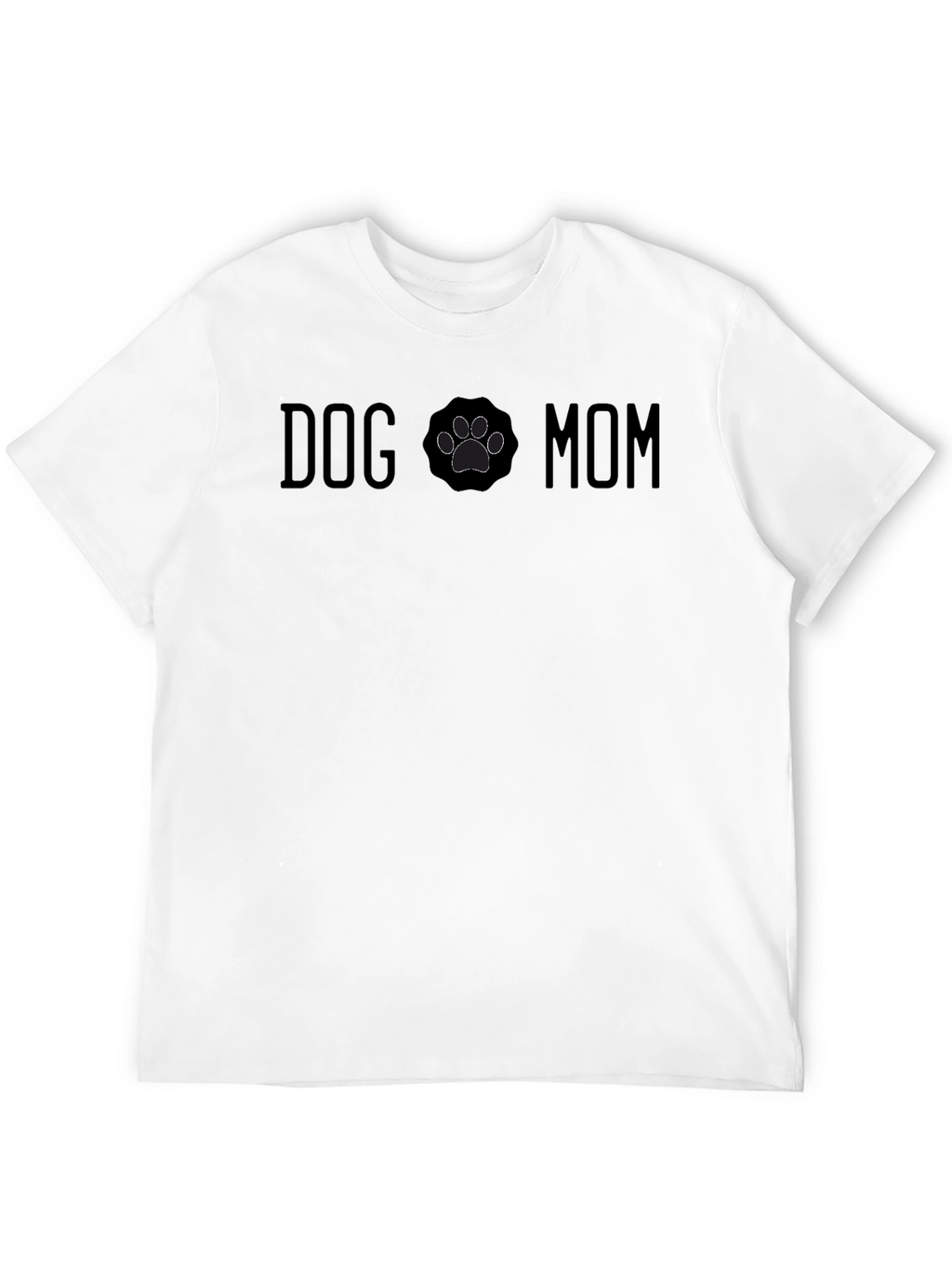 Dog Mom T-Shirt Paw Print Cute Pet Lover