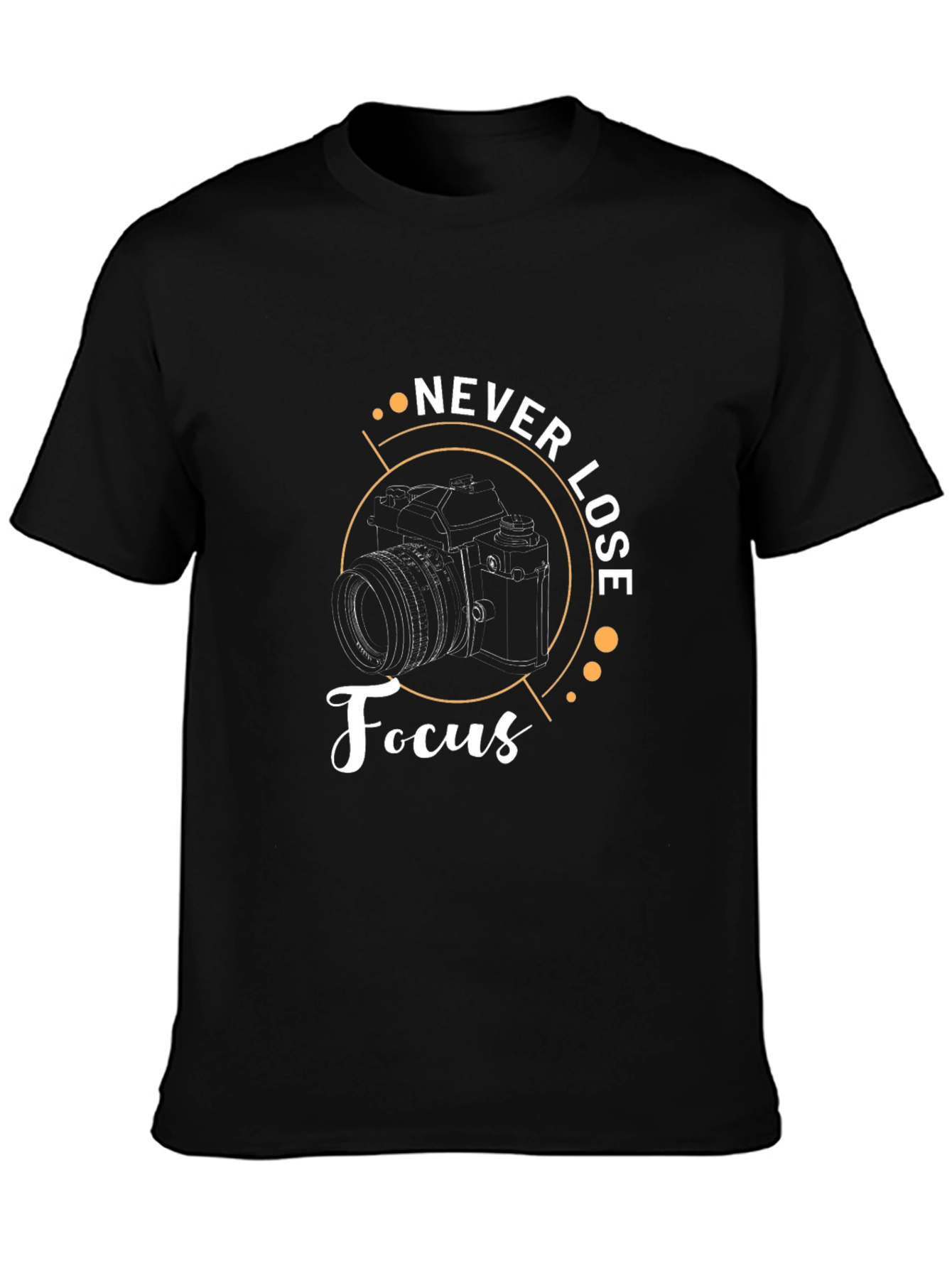 Never Lose Focus Camera Graphic Tee