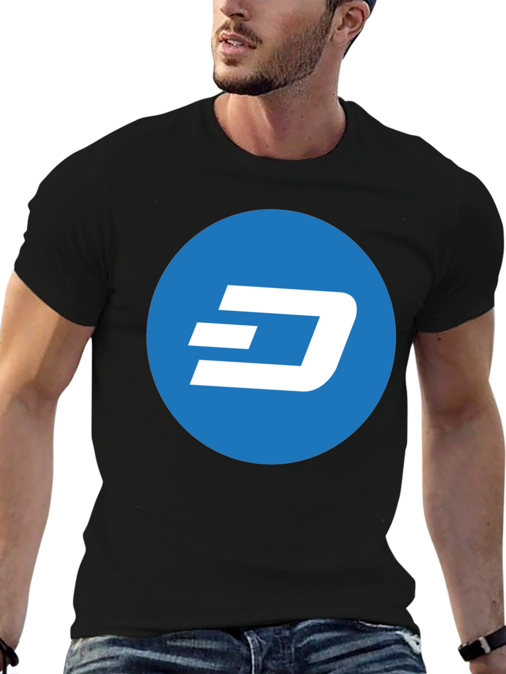 Dash Crypto Logo T-Shirt - Modern Style