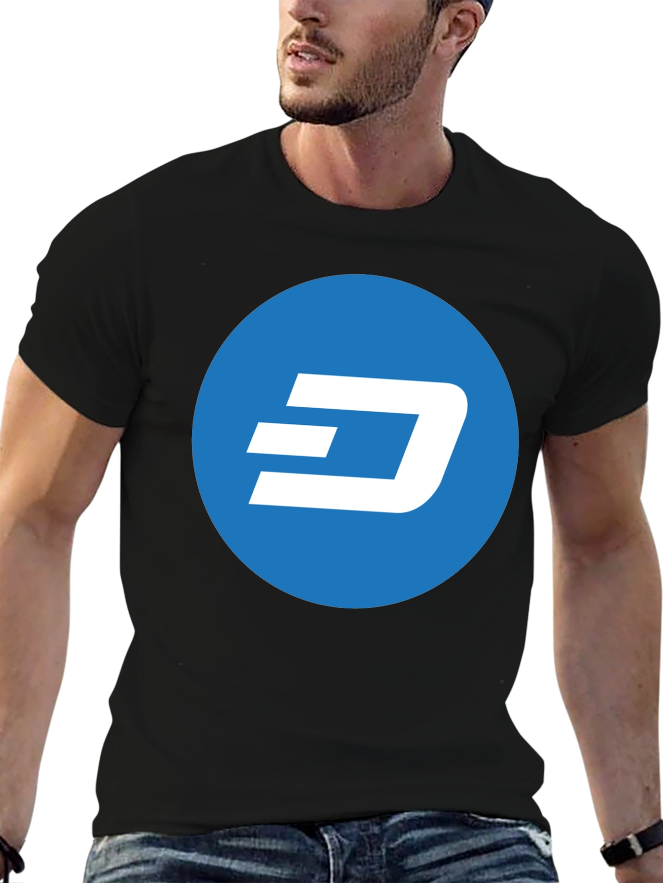 Dash Crypto Logo T-Shirt - Modern Style