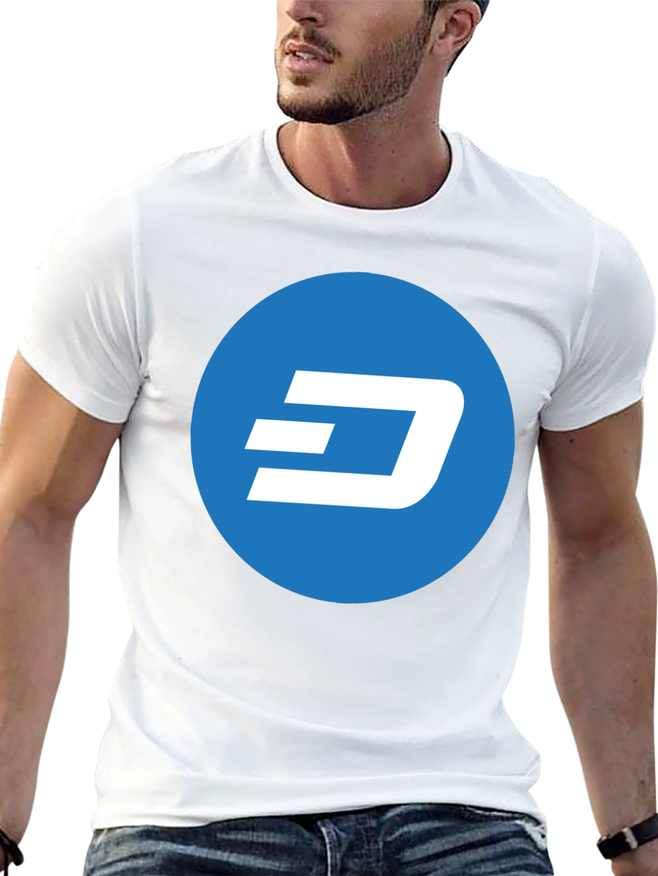 Dash Crypto Logo T-Shirt - Modern Style