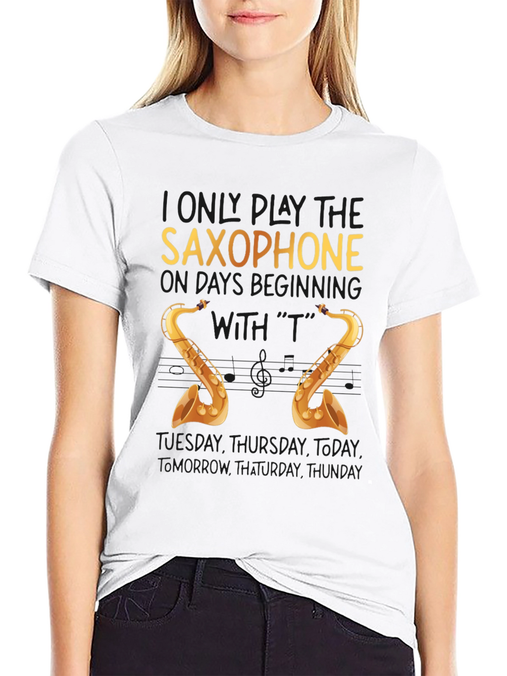 Saxophone T-Shirt - Funny Musician Tee