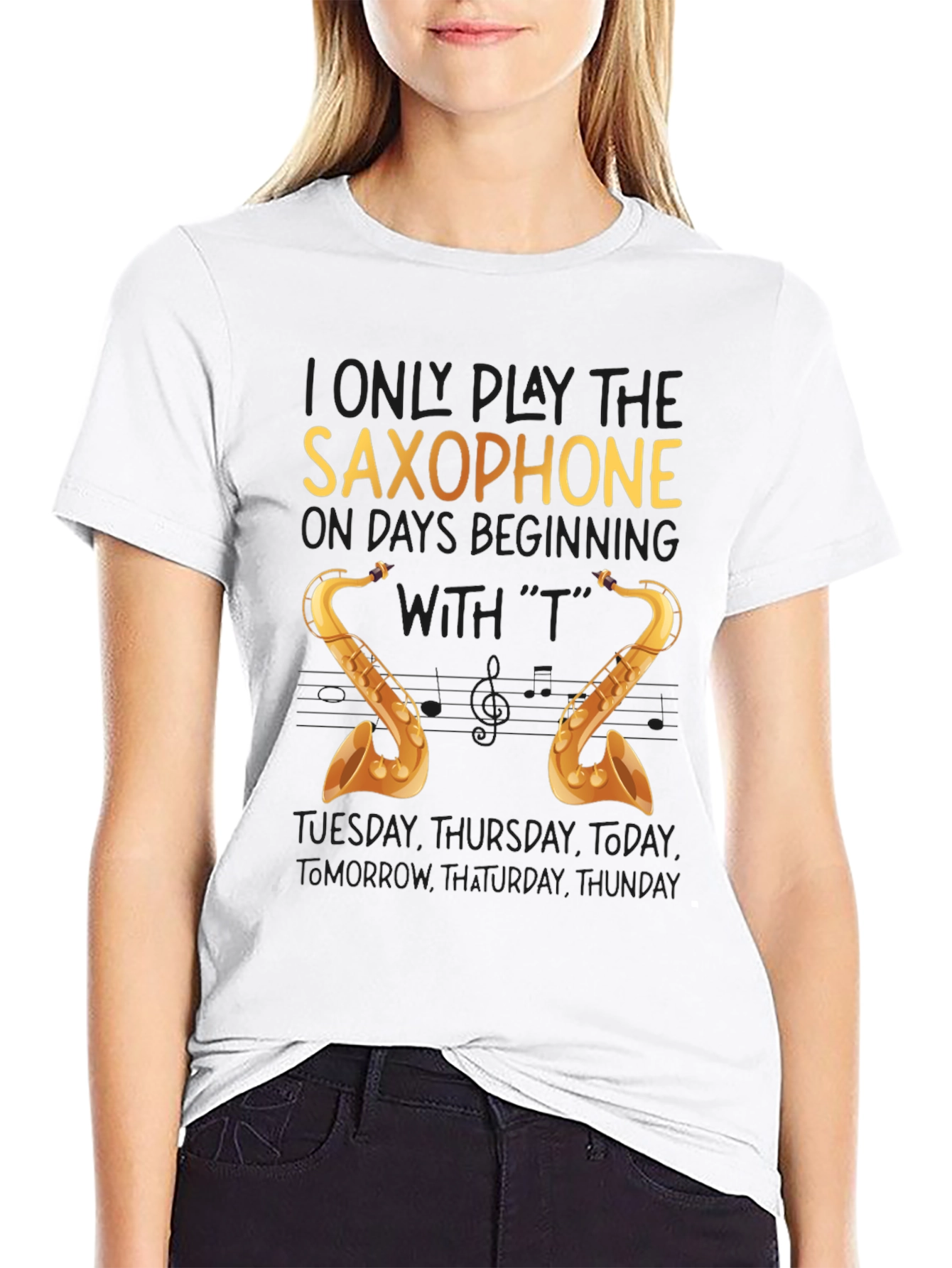 Saxophone T-Shirt - Funny Musician Tee
