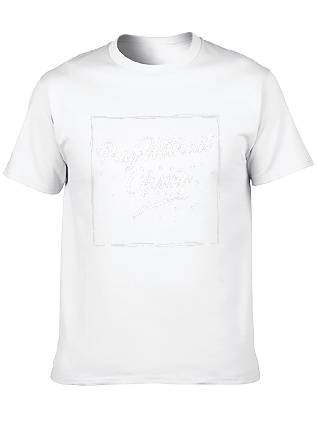 Pray Without Ceasing Black T-Shirt