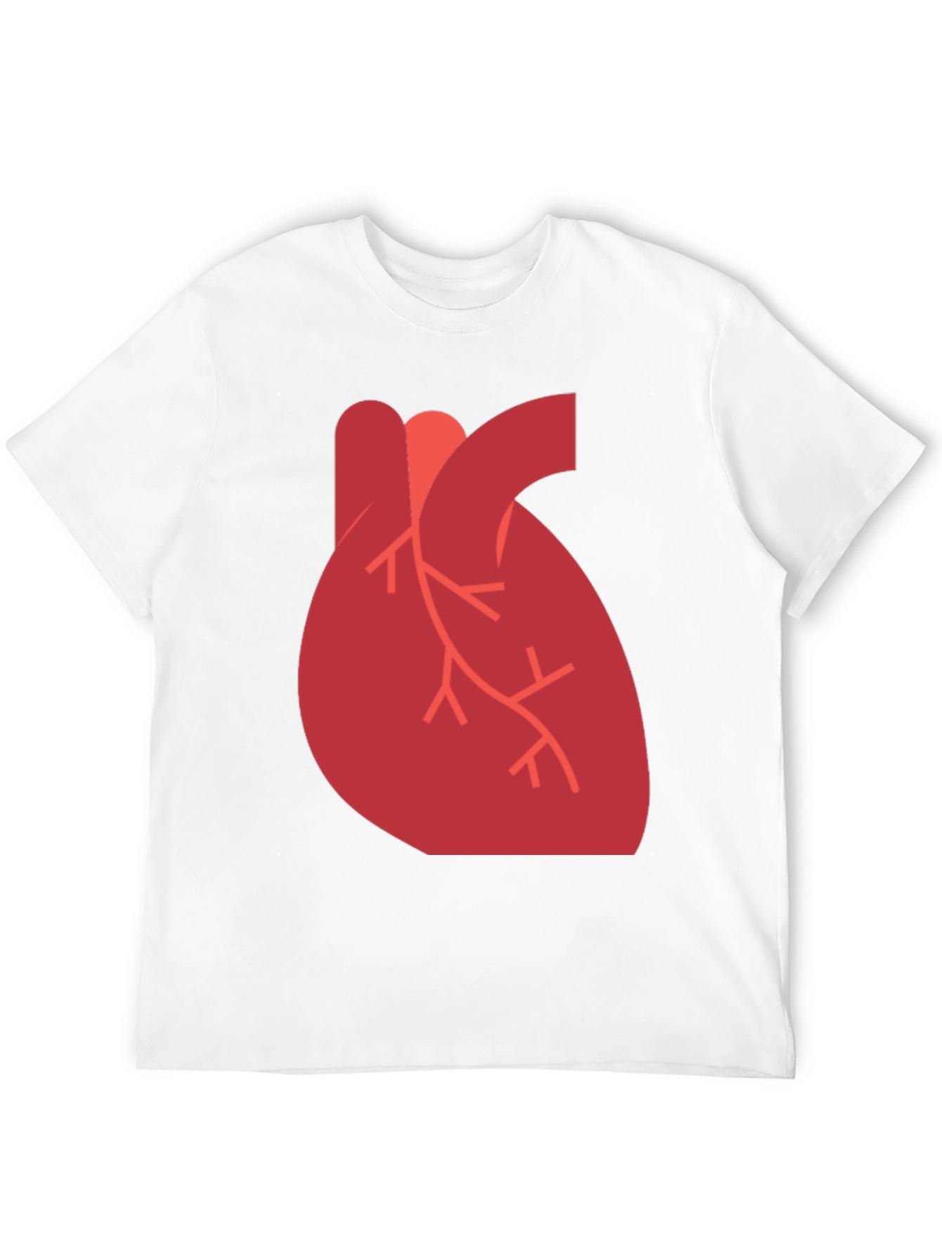 Anatomical Heart Graphic Black T-Shirt