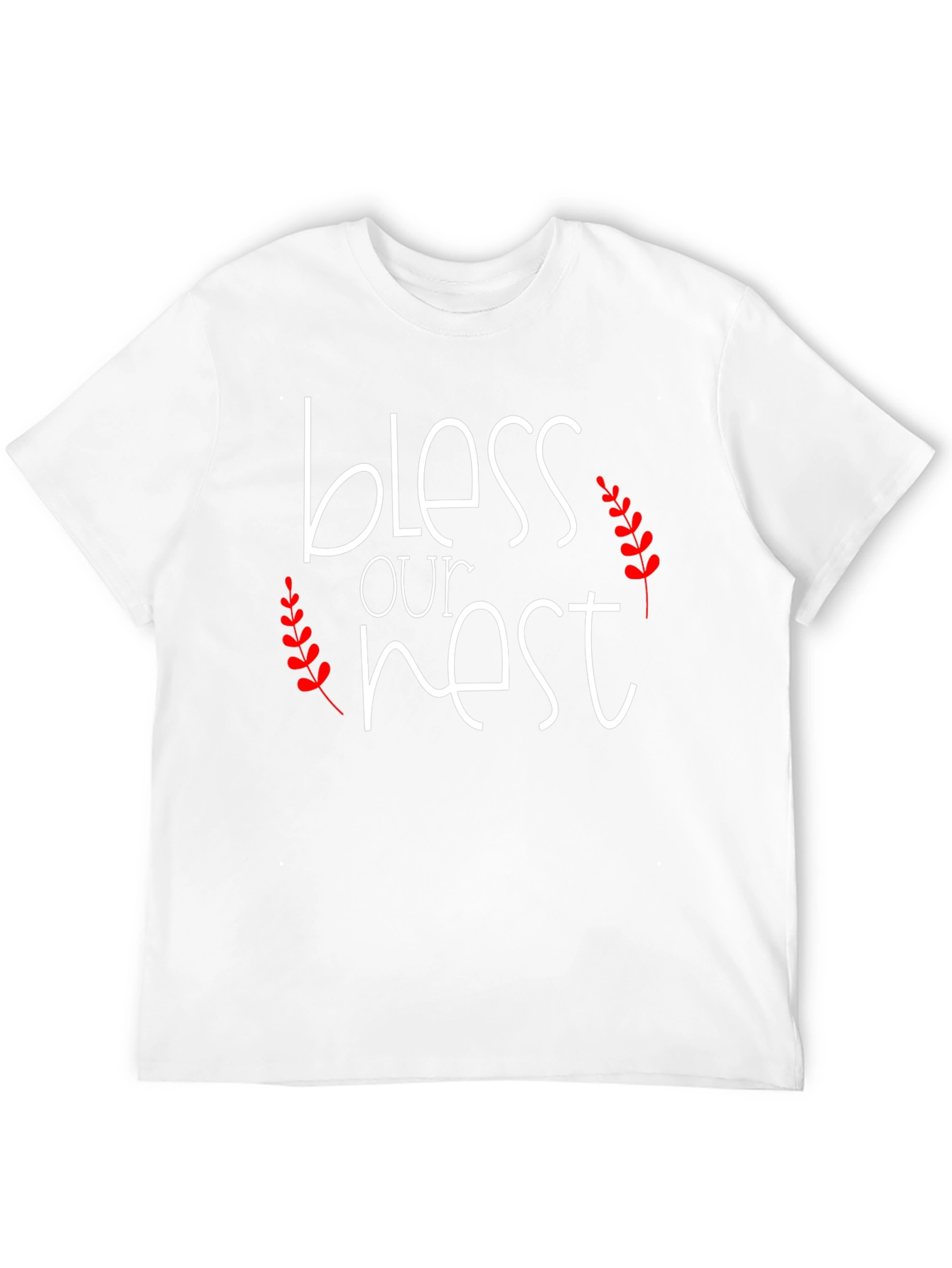Bless Our Nest Graphic Tee - Black