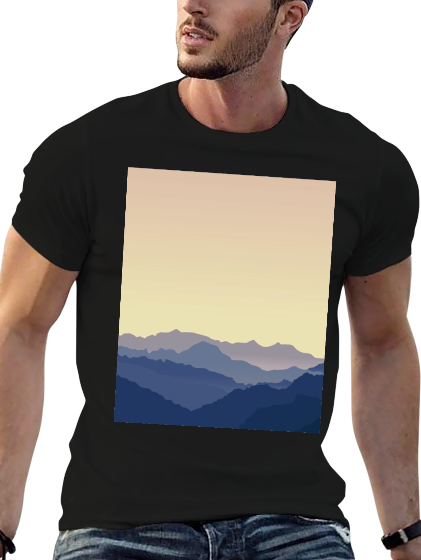 Mountain View Graphic Tee - Soft Cotton Blend