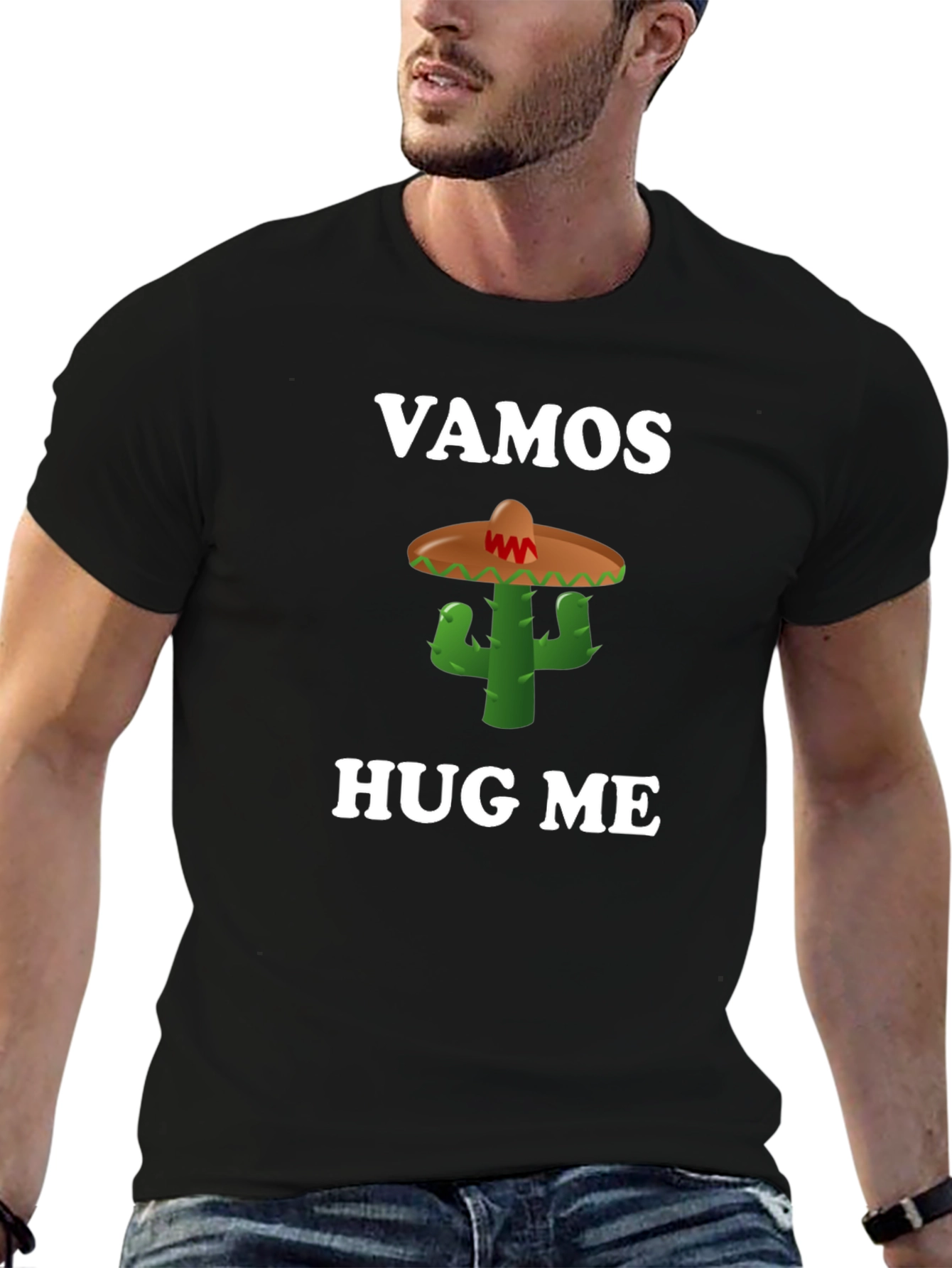 Vamos Hug Me Cactus T-Shirt