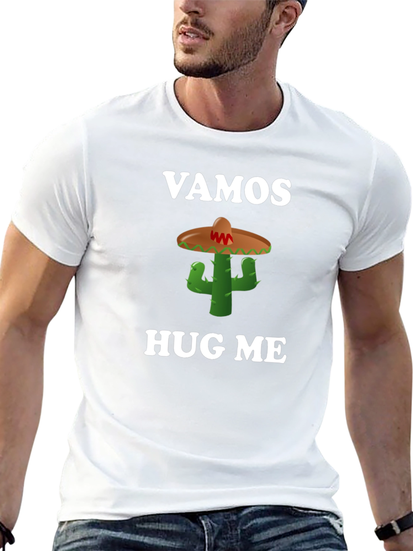 Vamos Hug Me Cactus T-Shirt