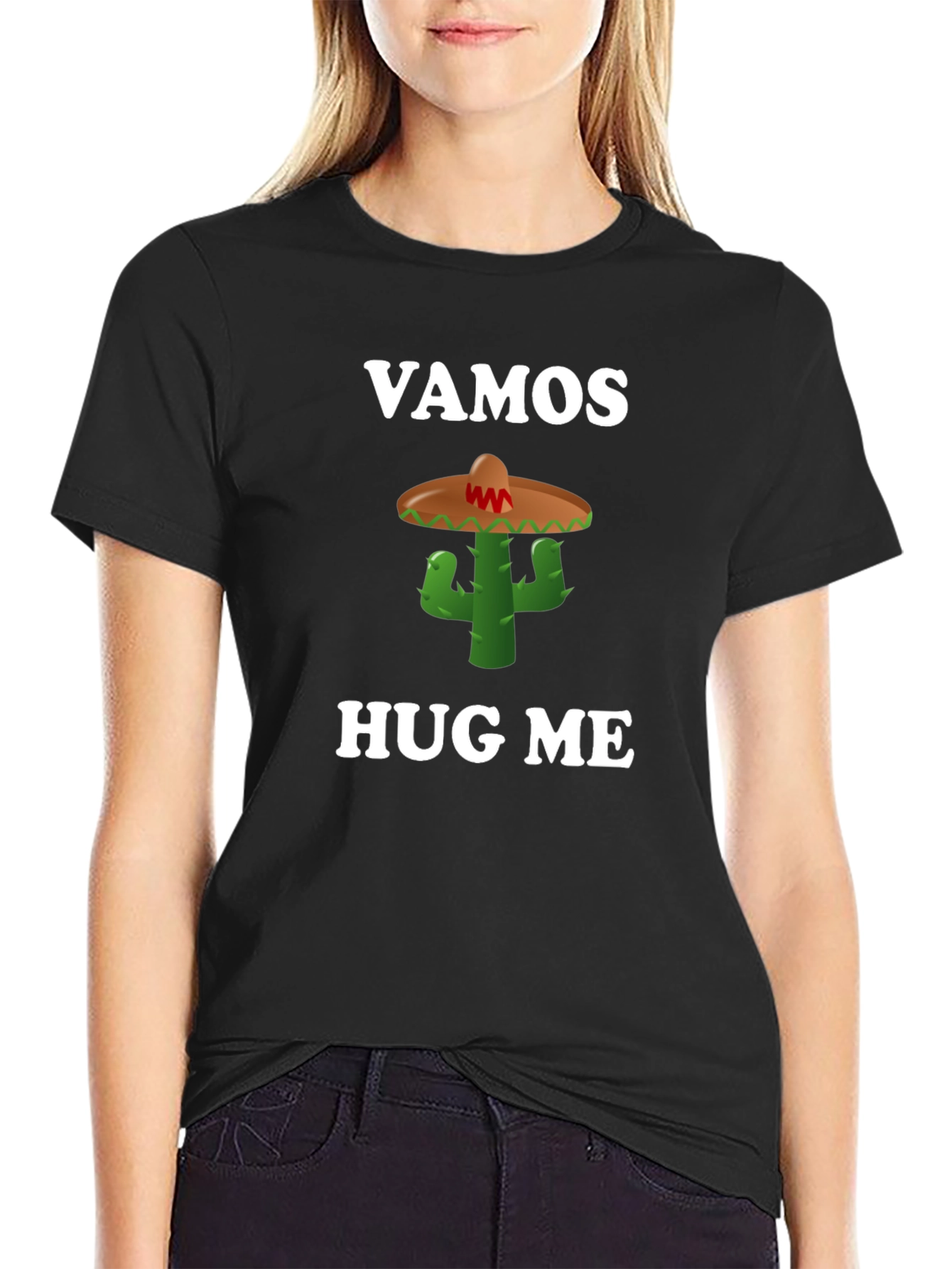 Vamos Hug Me Cactus T-Shirt