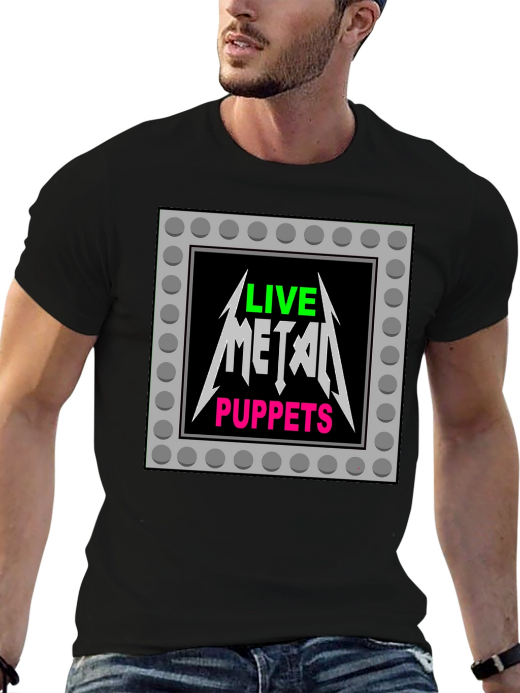 Live Metal Puppets Graphic Tee