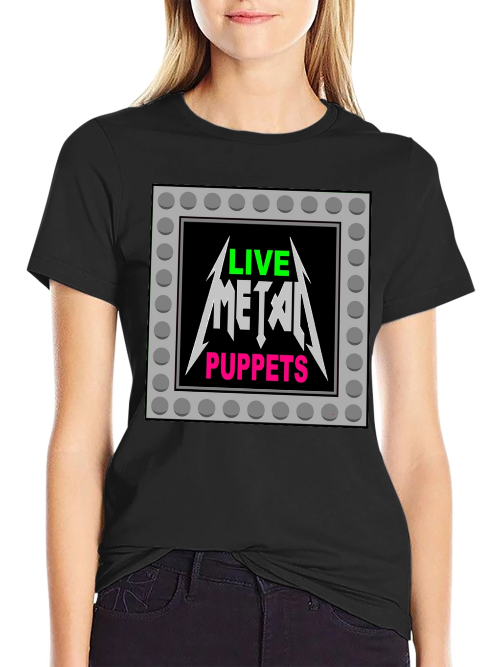 Live Metal Puppets Graphic Tee