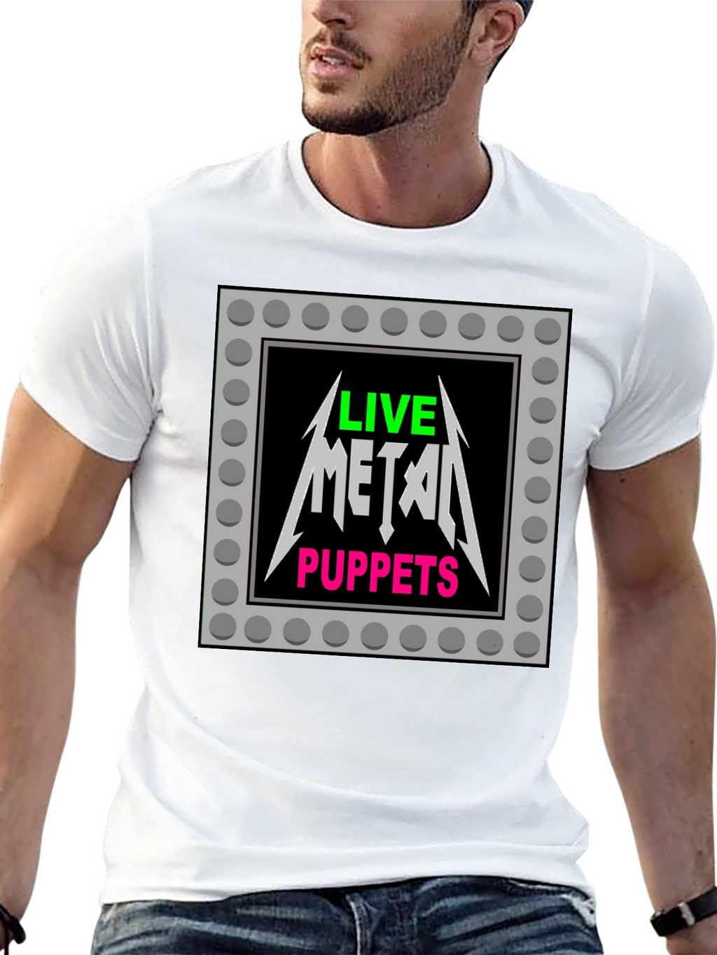 Live Metal Puppets Graphic Tee