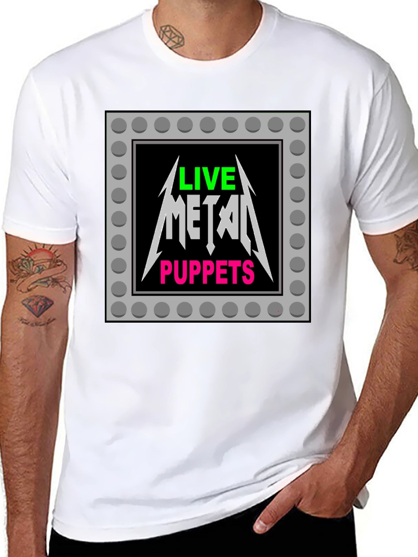Live Metal Puppets Graphic Tee