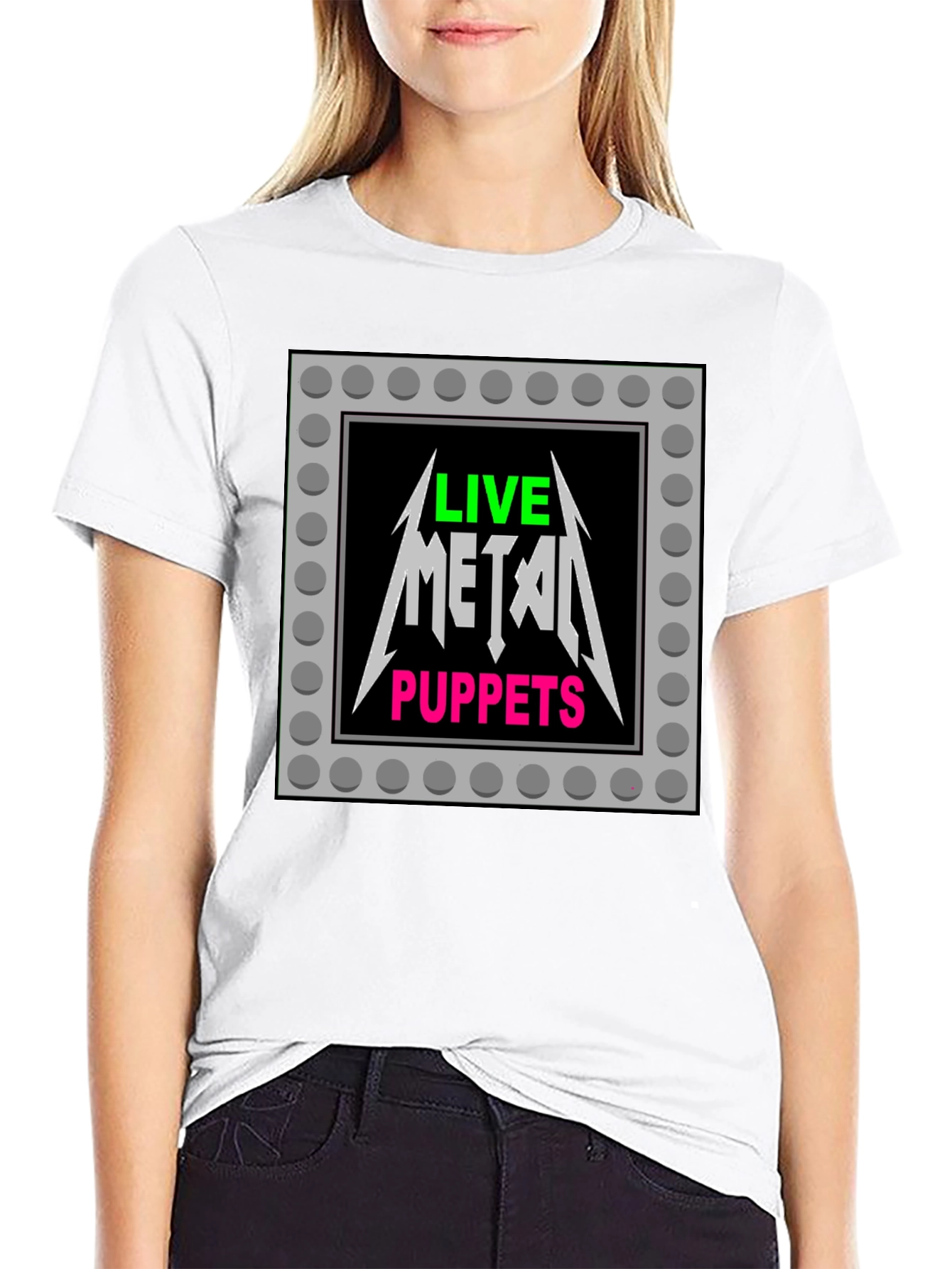 Live Metal Puppets Graphic Tee