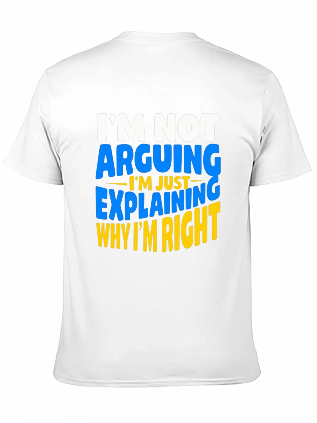 Funny Argument Explaining T-Shirt