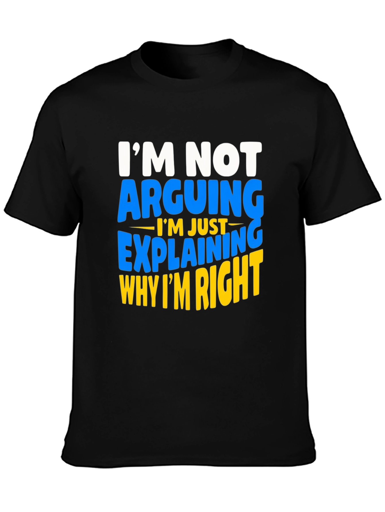 Funny Argument Explaining T-Shirt