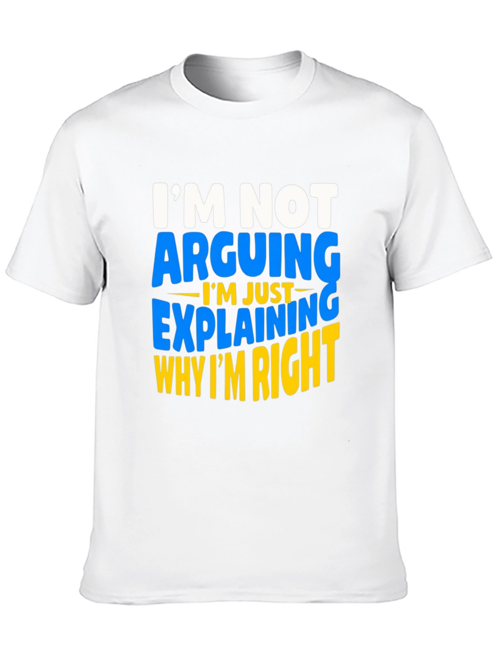 Funny Argument Explaining T-Shirt