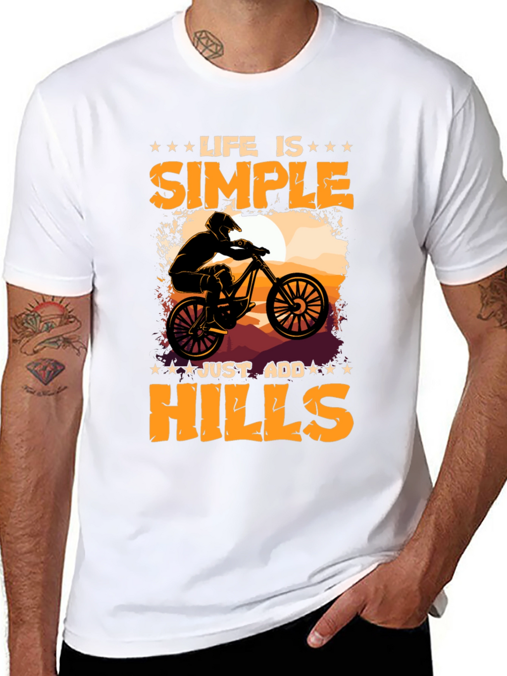 Life is Simple Add Hills T-Shirt