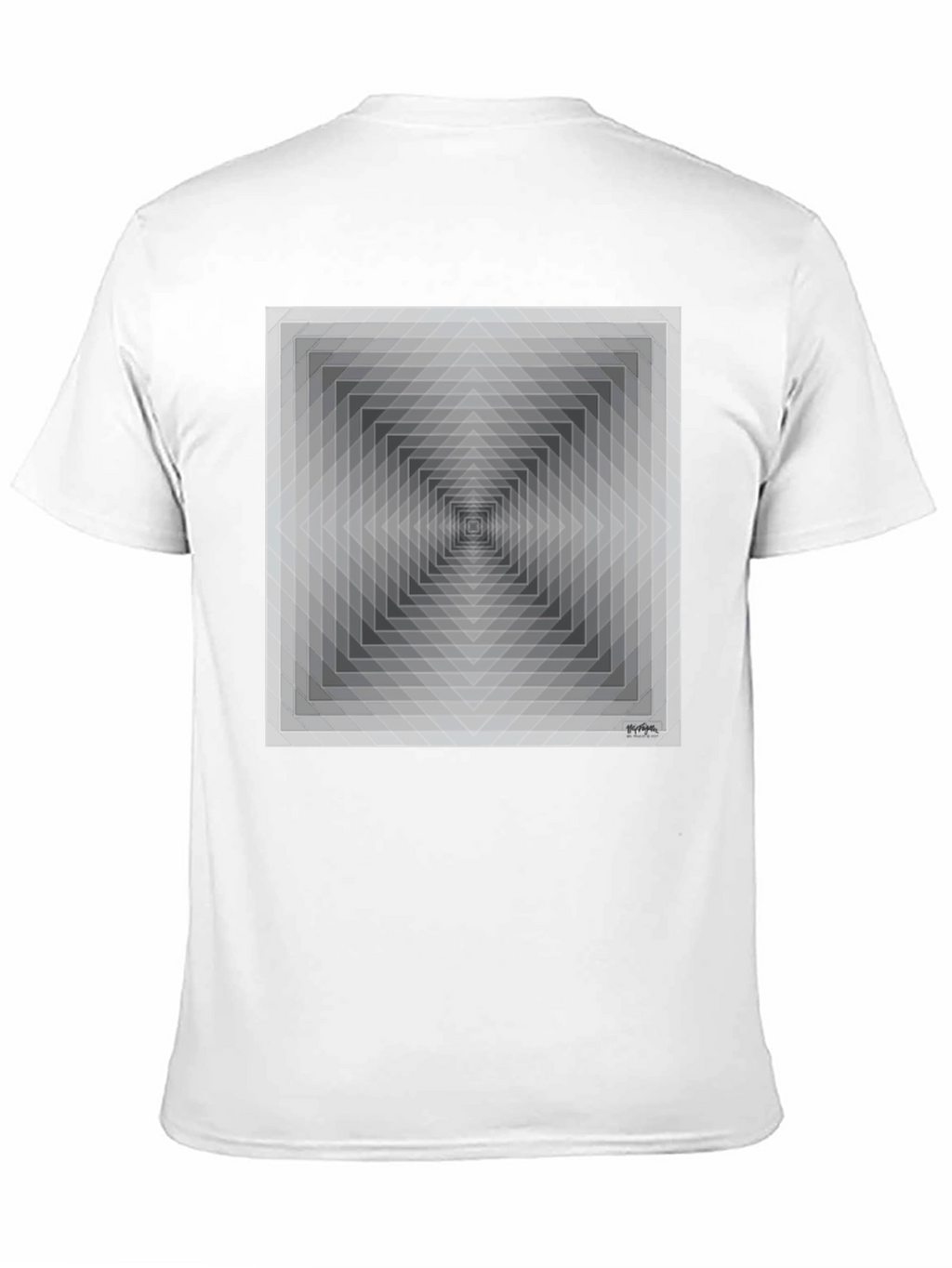 Geometric Illusion T-Shirt - Modern Art Tee