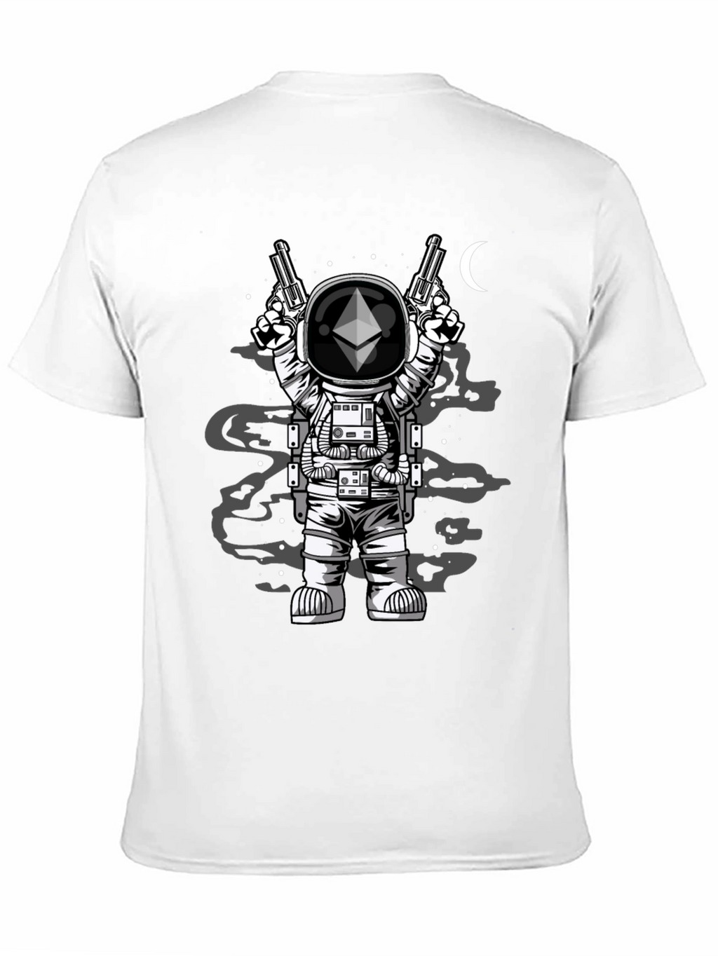 Ethereum Astronaut T-Shirt - Crypto Space Design