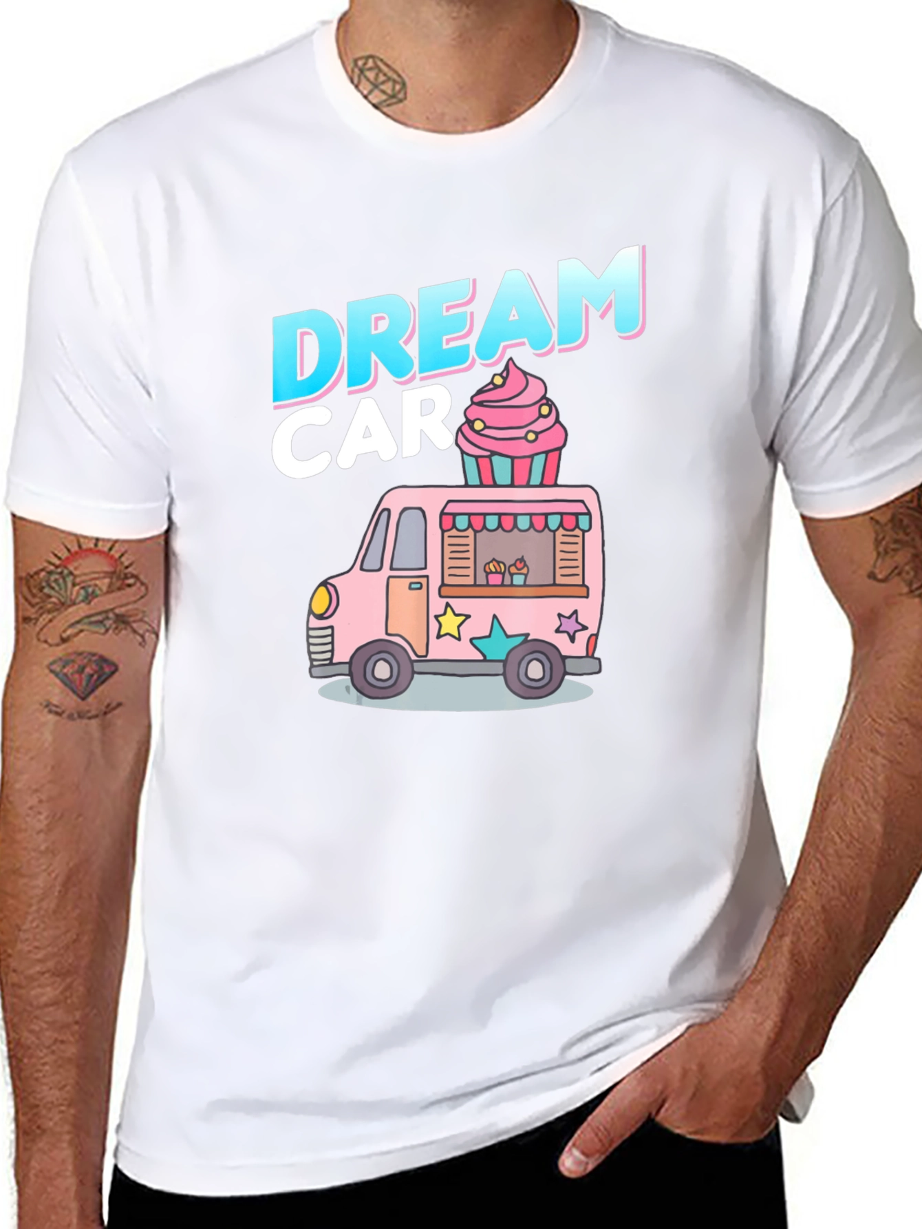 Dream Car Cupcake T-Shirt - Food Truck Tee